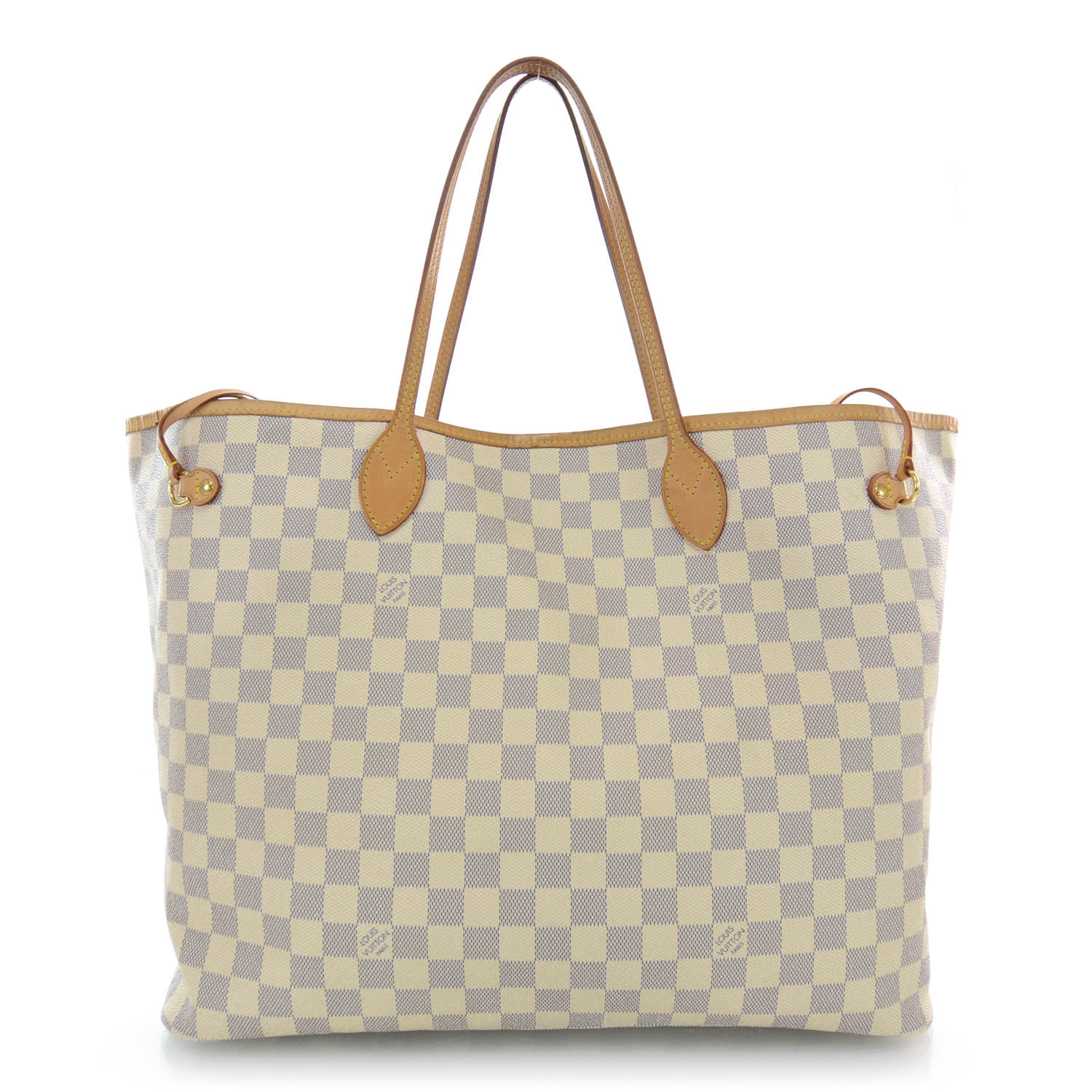 vuitton neverfull damier azur