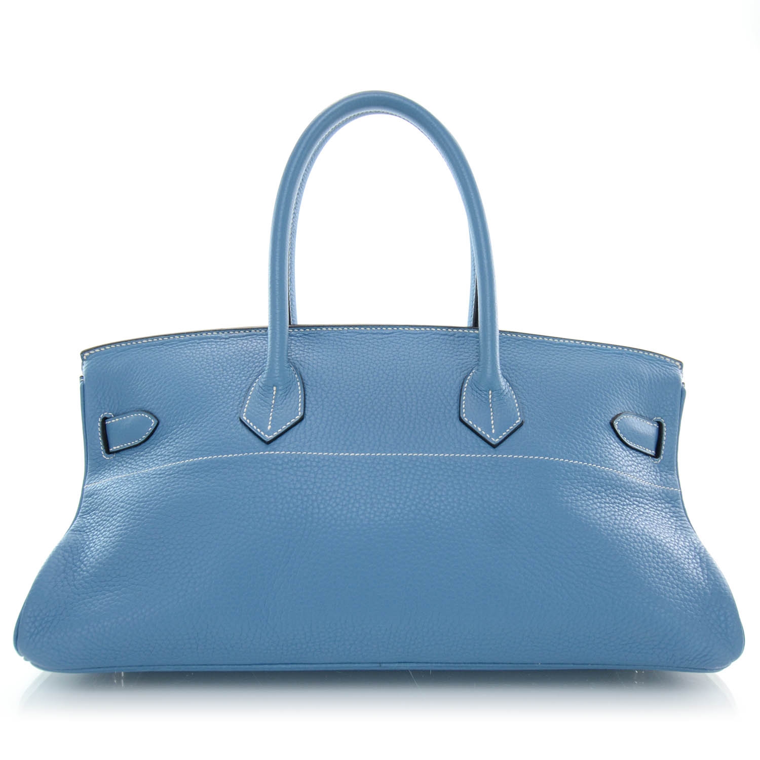 HERMES Taurillon Clemence JPG Birkin 42 Blue Jean 38645