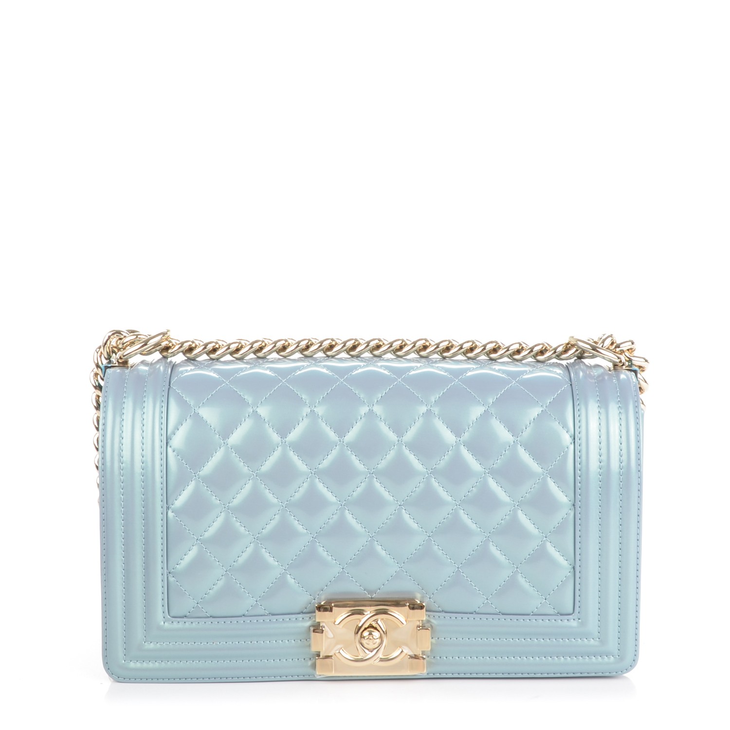 chanel bag baby blue