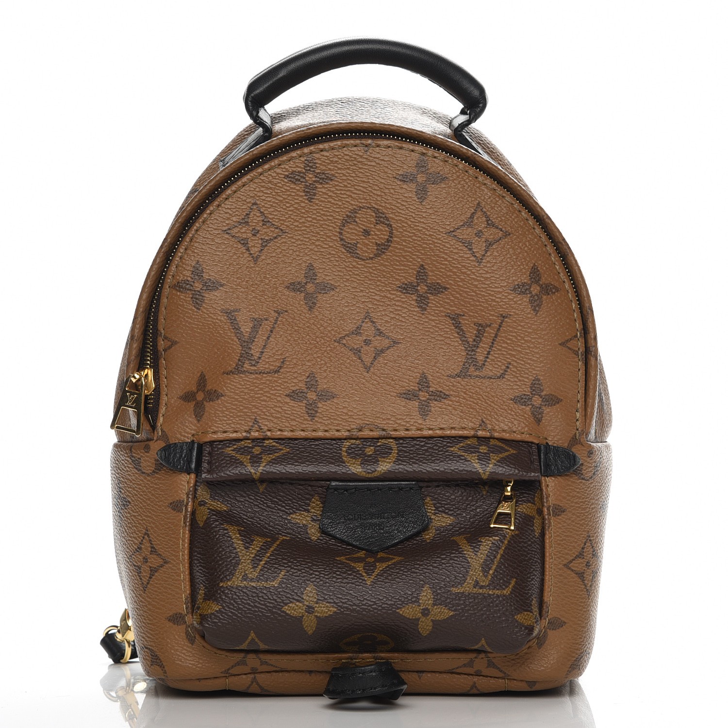 Louis Vuitton Monogram Reverse Mini Palm Spring Backpack Brown ref