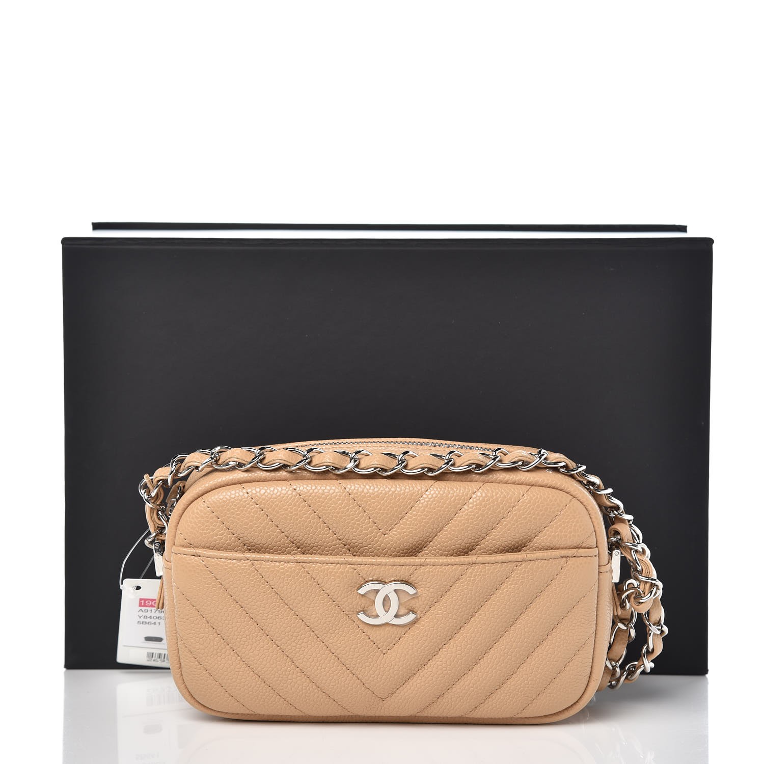 chanel camera bag beige