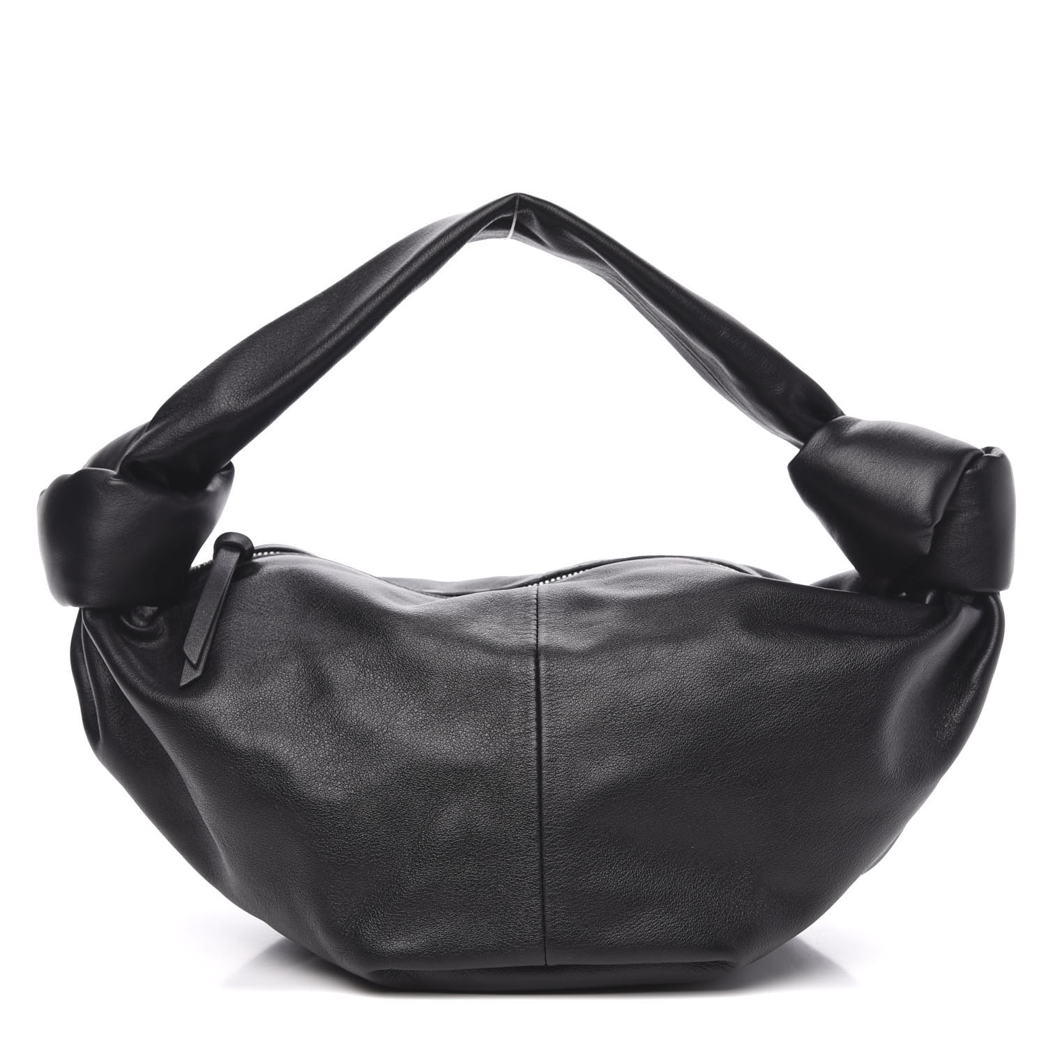 BOTTEGA VENETA Nappa Mini Double Knot Bag Black 661459 | FASHIONPHILE