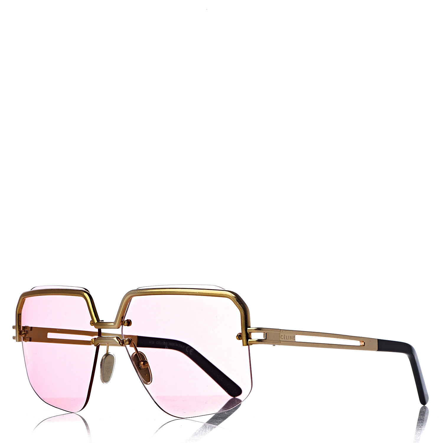 celine sunglasses gold frame