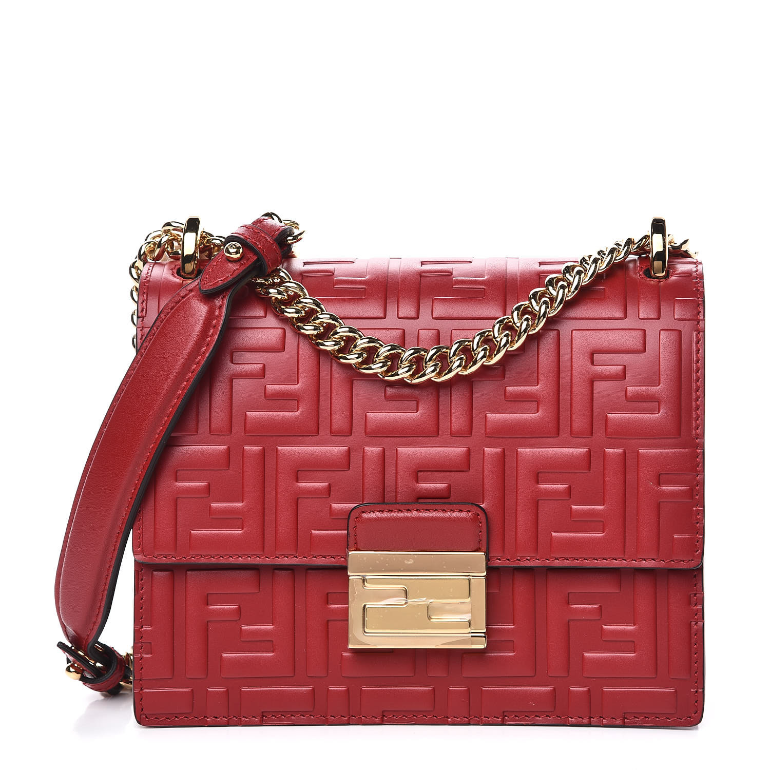 fendi kan i red bag