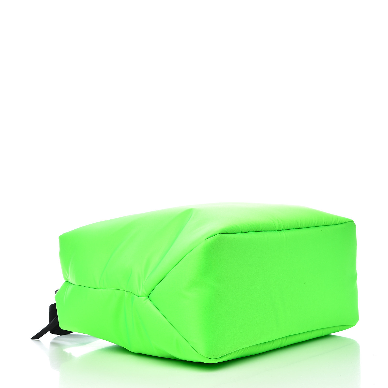 green puffer bag