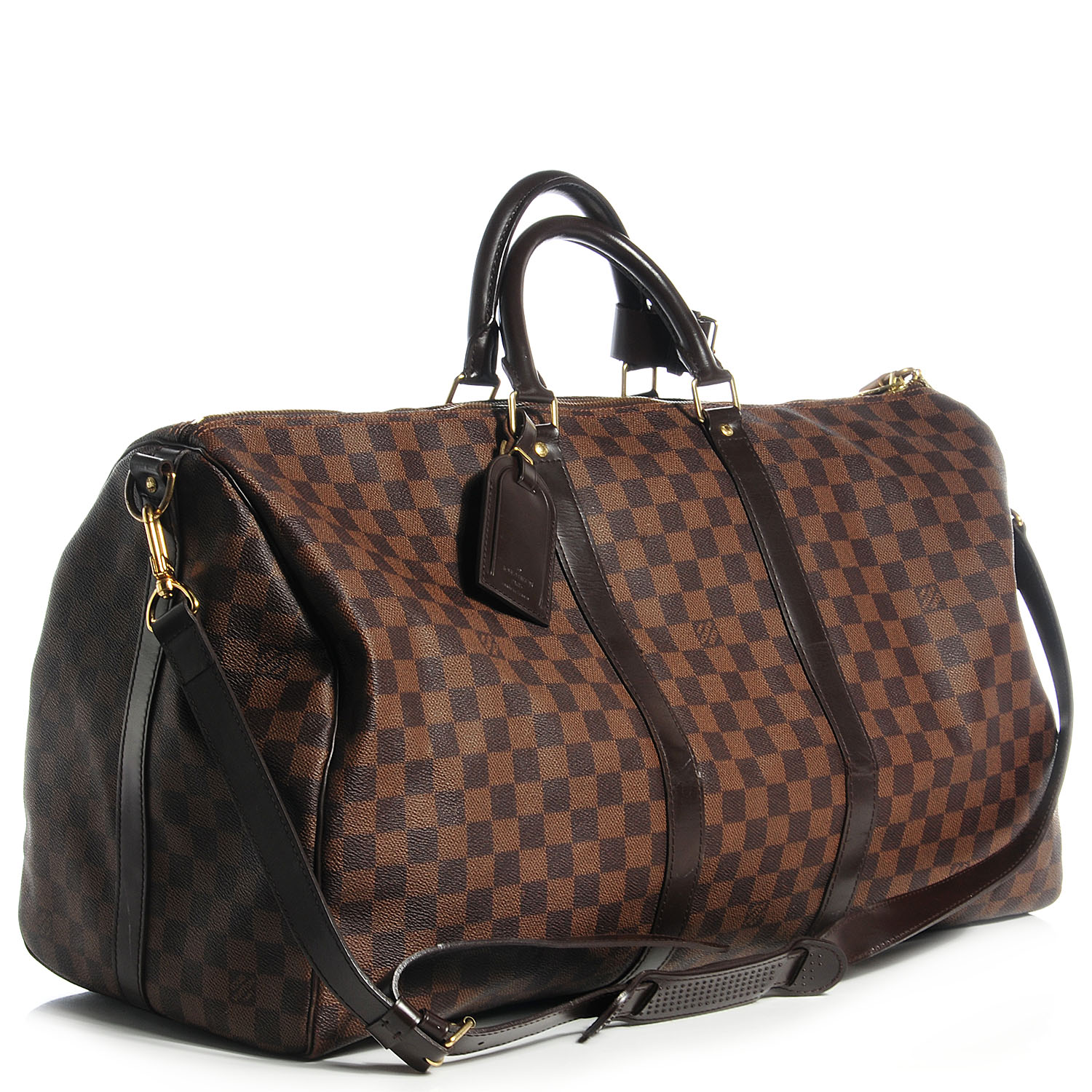 louis vuitton damier ebene keepall bandouliere 55