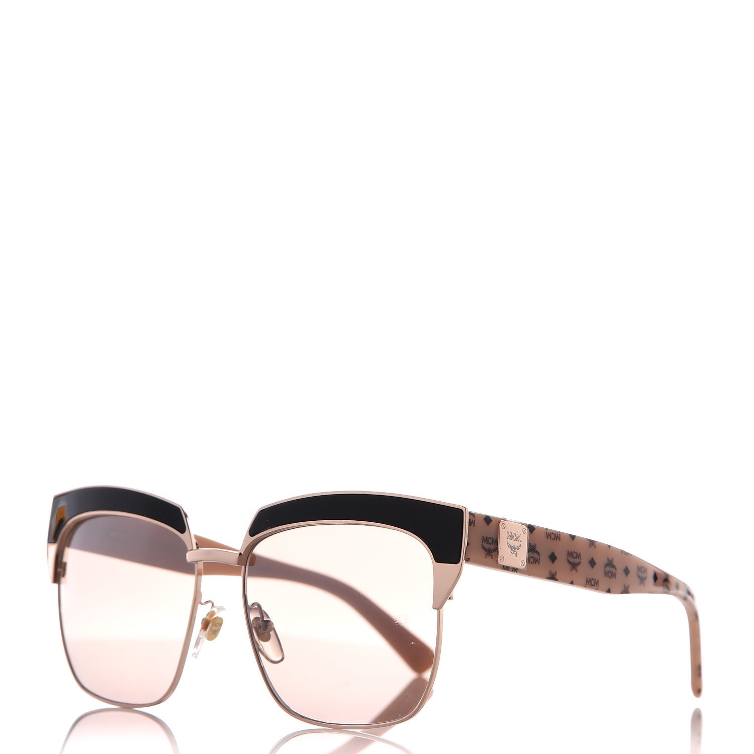 rose gold retro sunglasses