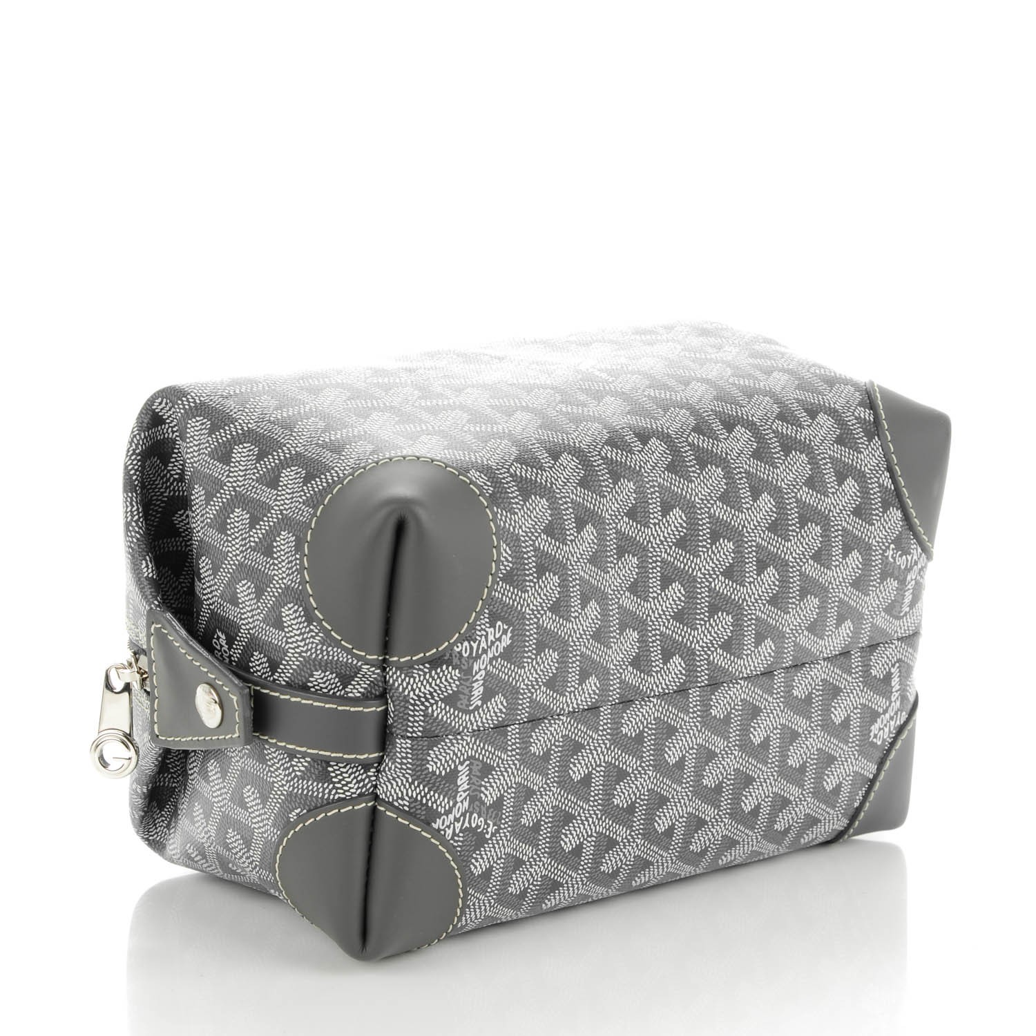 GOYARD Goyardine Boeing 25 Trousse de Toilette Grey 166152