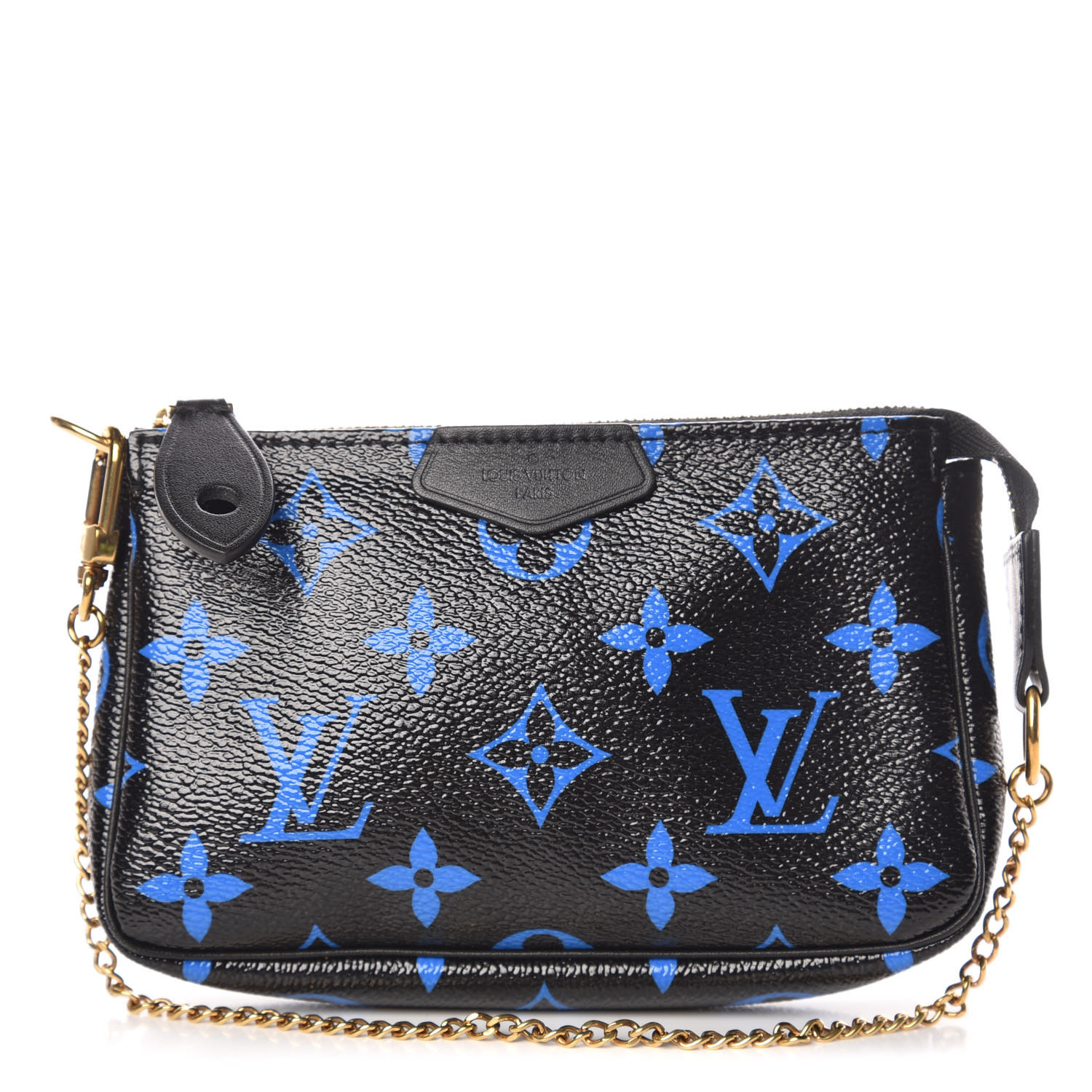 louis vuitton blue mini pochette