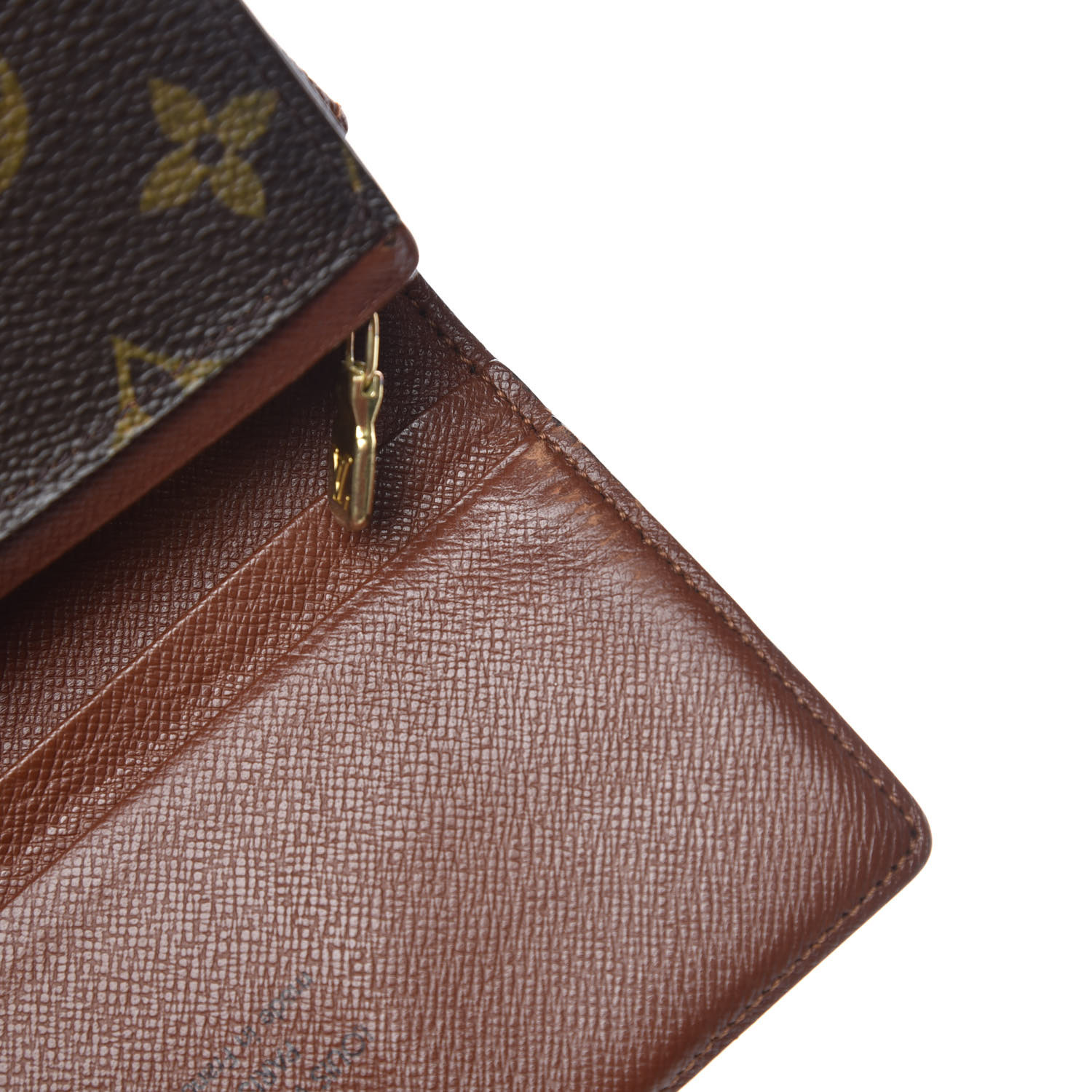 LOUIS VUITTON Monogram Porte-Monnaie Billets Tresor Wallet 368374 ...