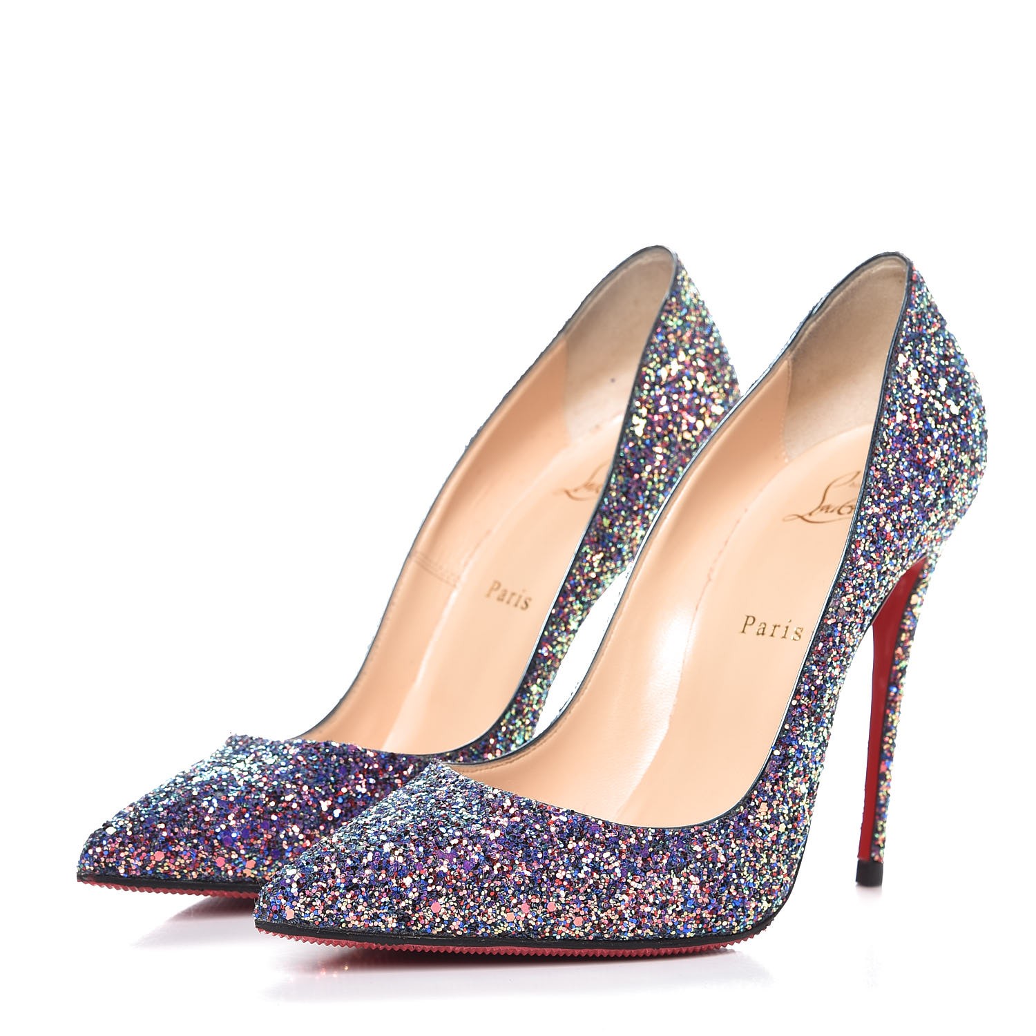 CHRISTIAN LOUBOUTIN Glitter So Kate Dragonfly 120 Pumps 41 China Blue ...