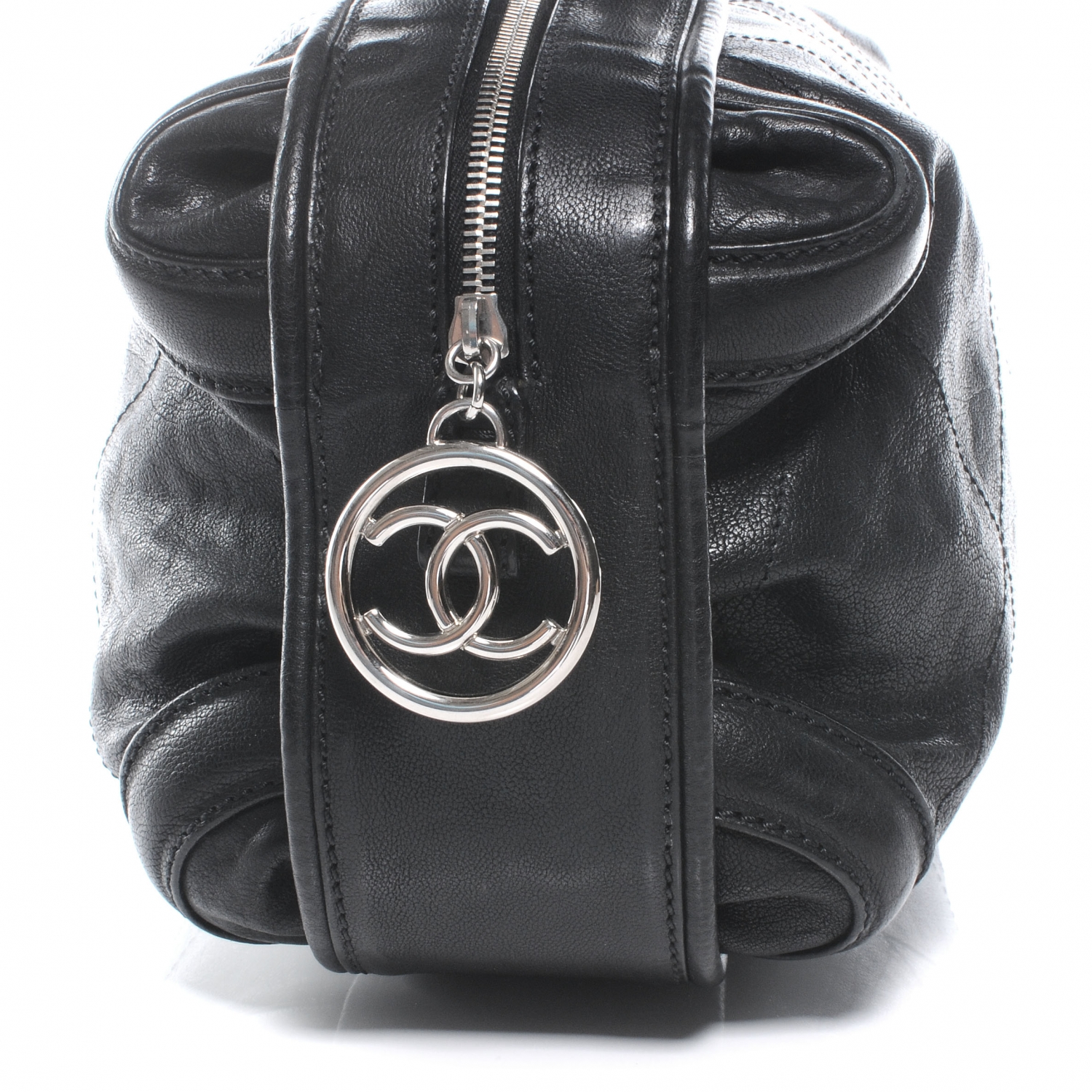 chanel bowling bag black