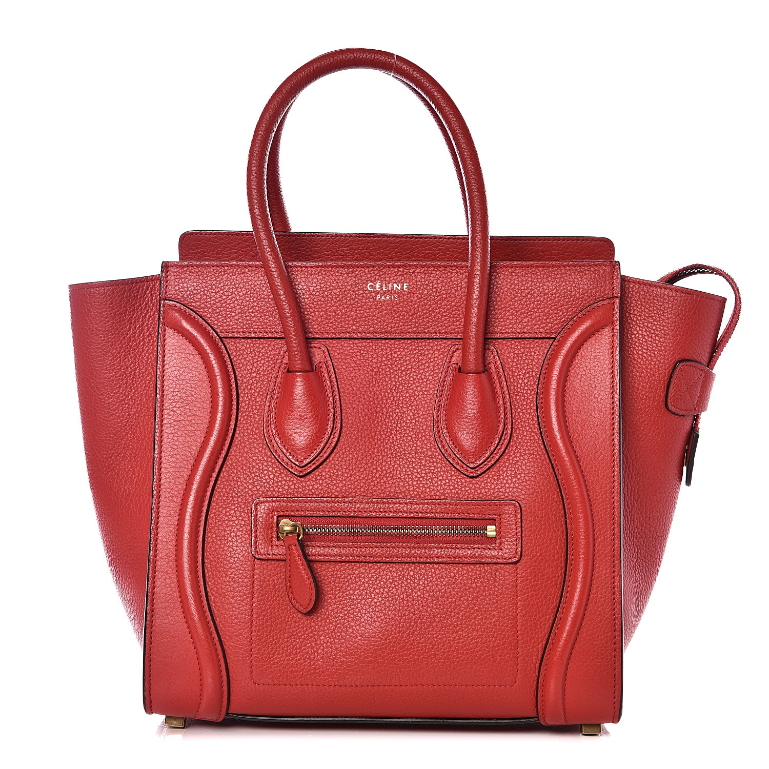 celine drummed calfskin