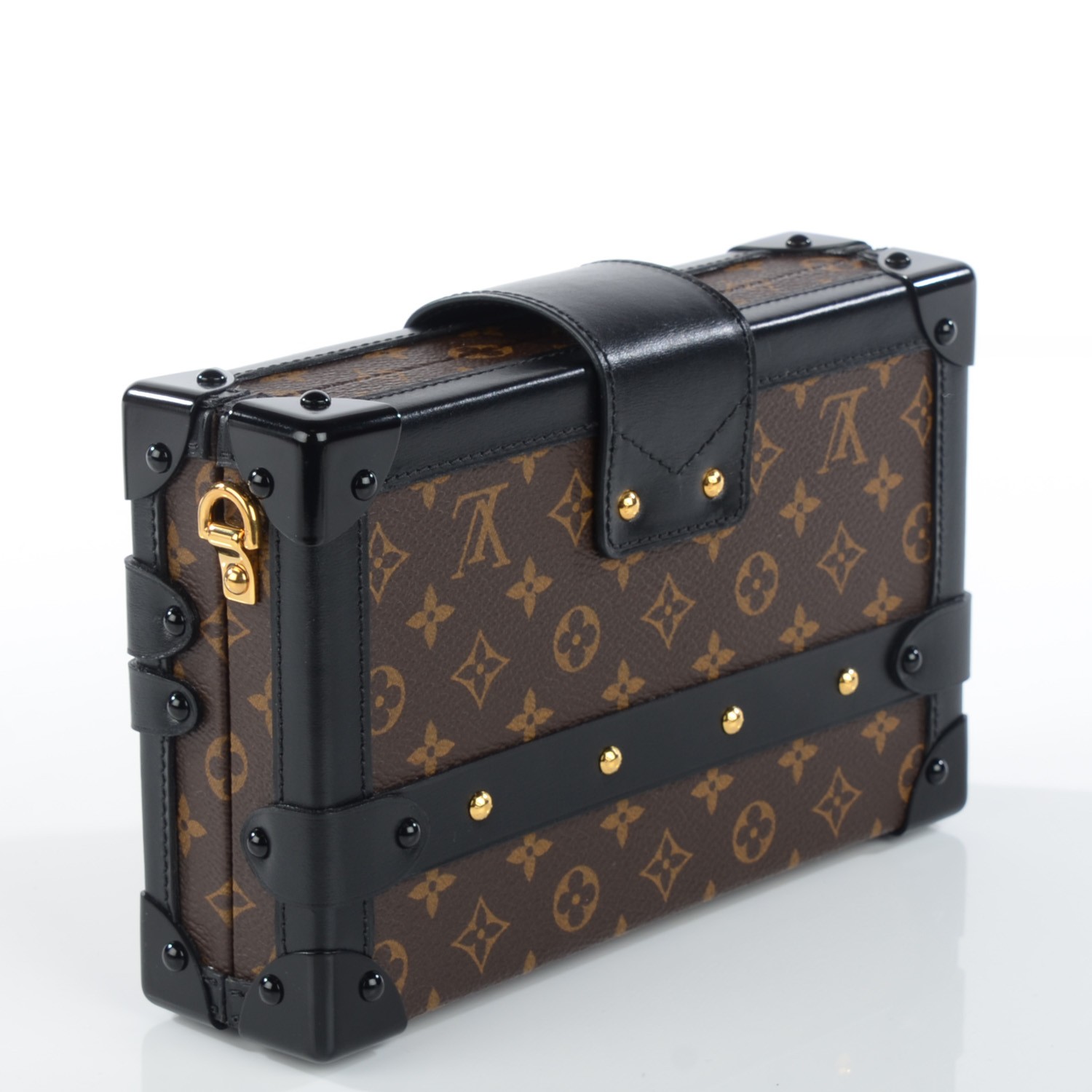 louis vuitton monogram petite malle black