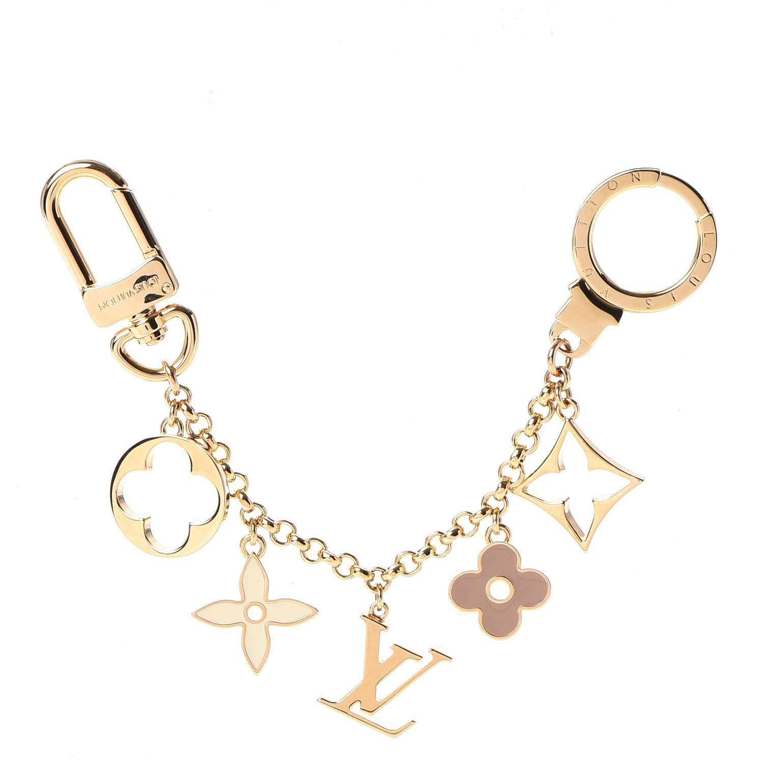 LOUIS VUITTON Fleur De Monogram Bag Charm Chain 254519