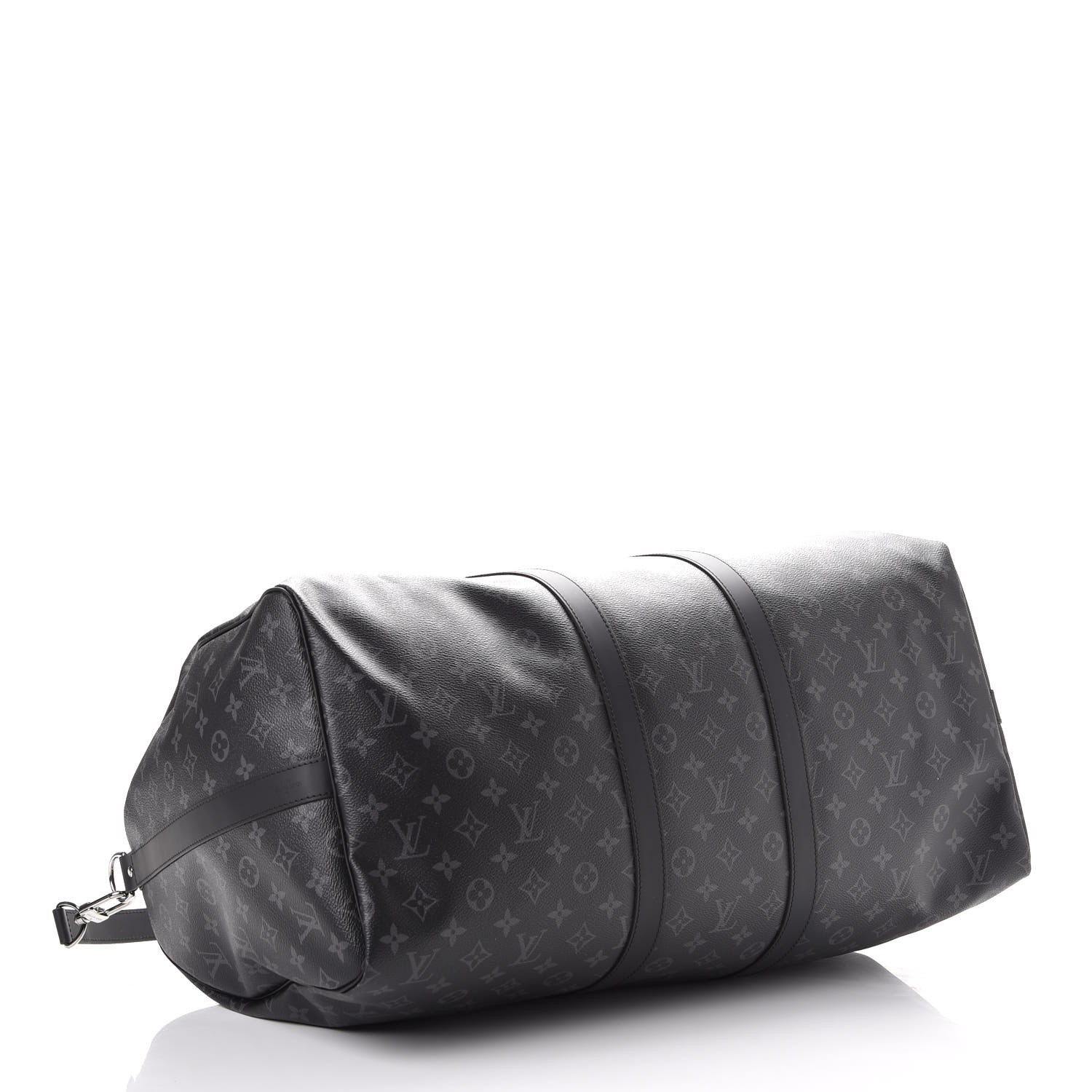 LOUIS VUITTON Monogram Eclipse Keepall Bandouliere 55 254994