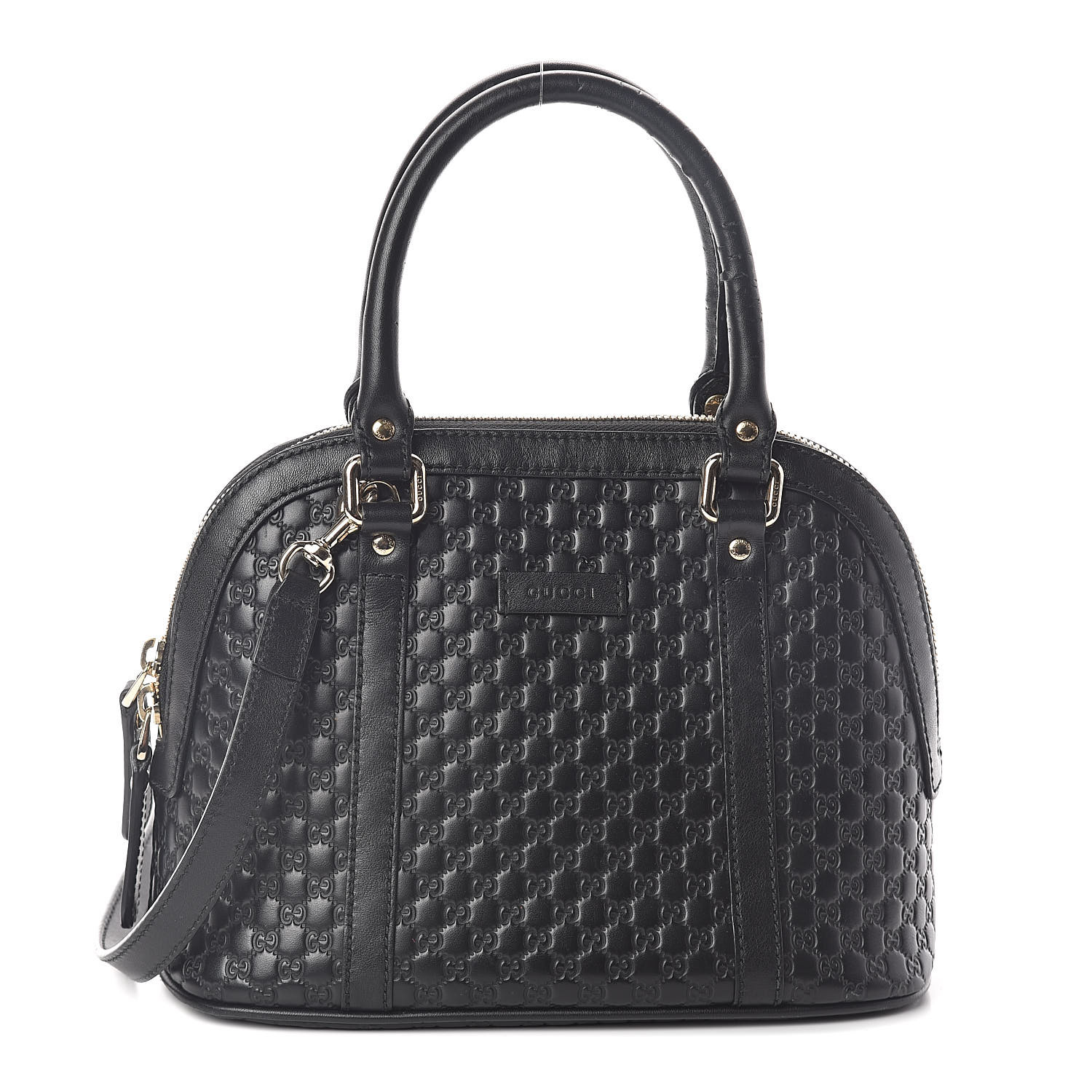 gucci microguccissima mini dome bag black