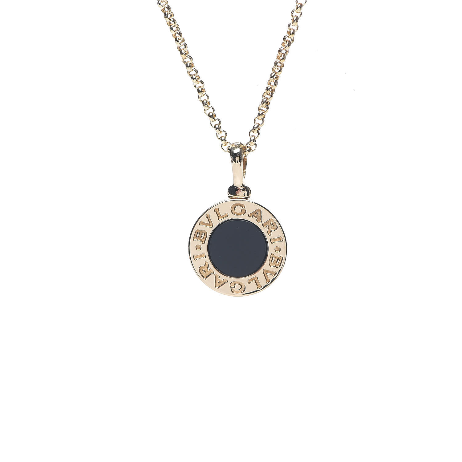 bvlgari necklace black onyx