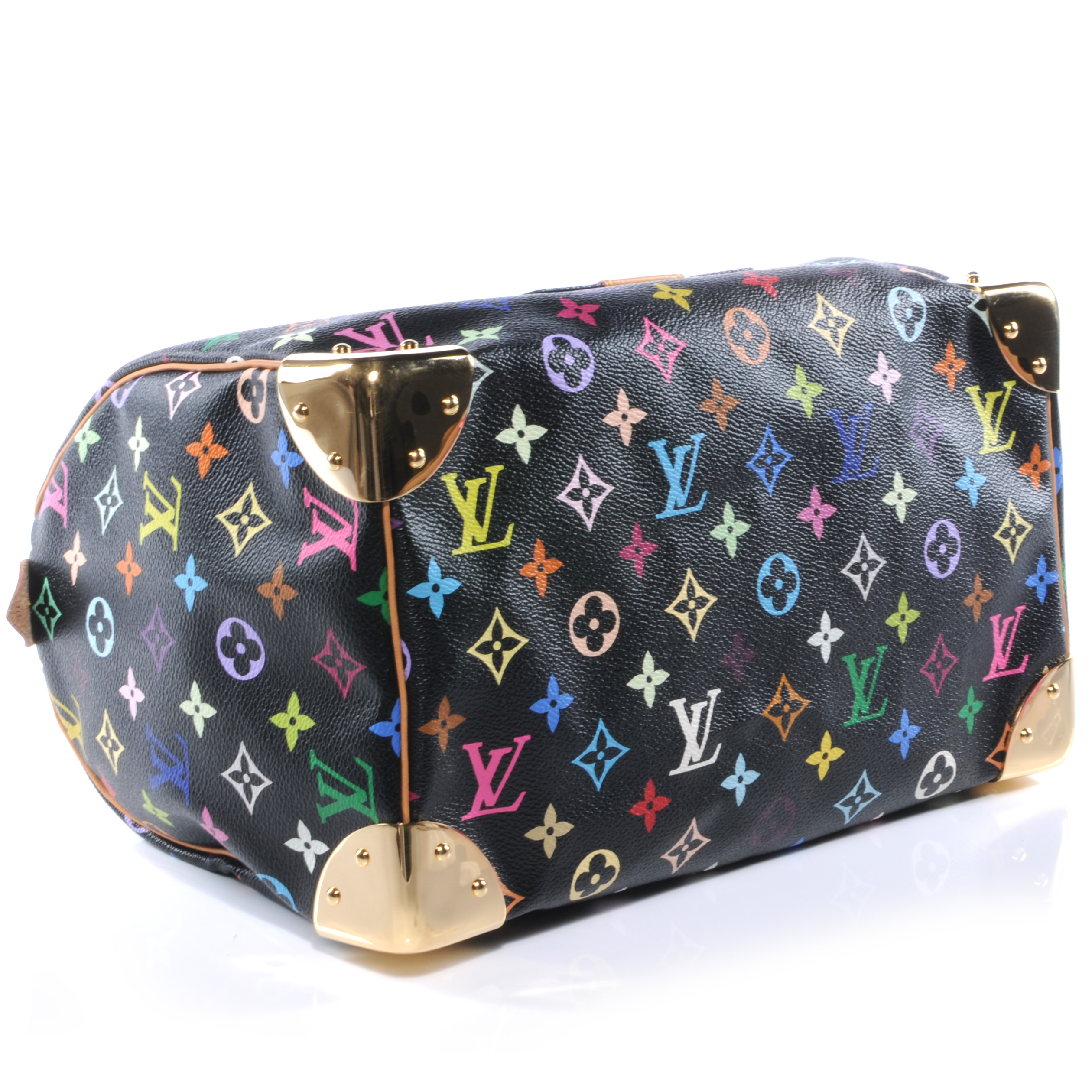 LOUIS VUITTON Monogram Multicolor Speedy 30 Black 39459