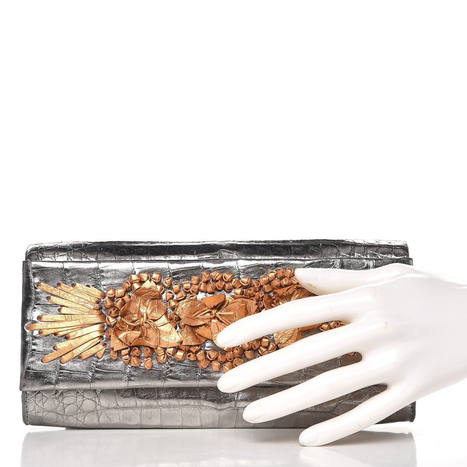 clutch with hand insert