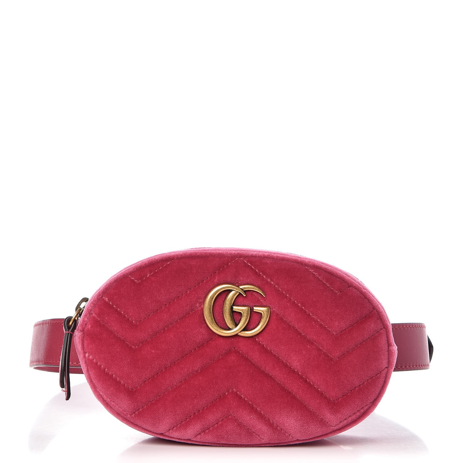 pink velvet gucci bag