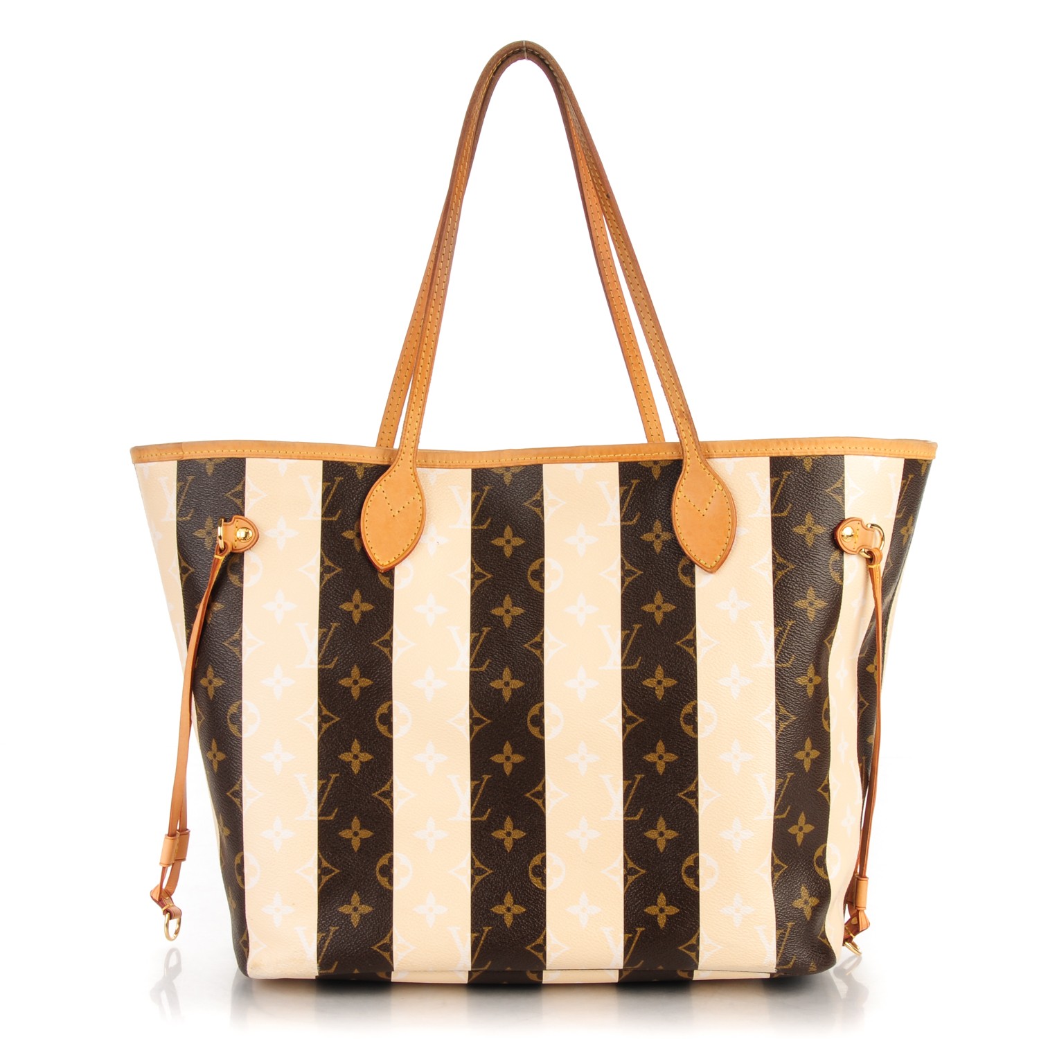 louis vuitton monogram rayures neverfull mm