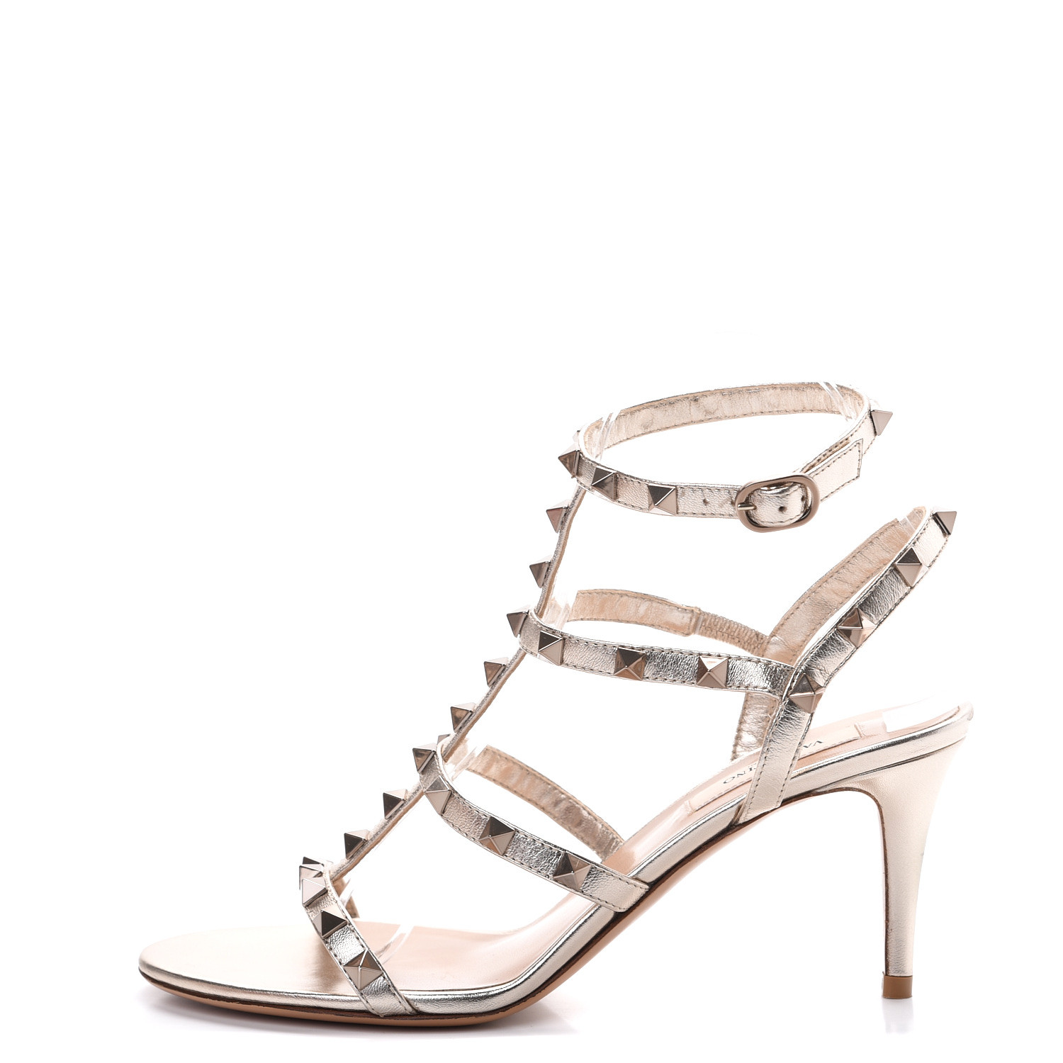 valentino gold sandals