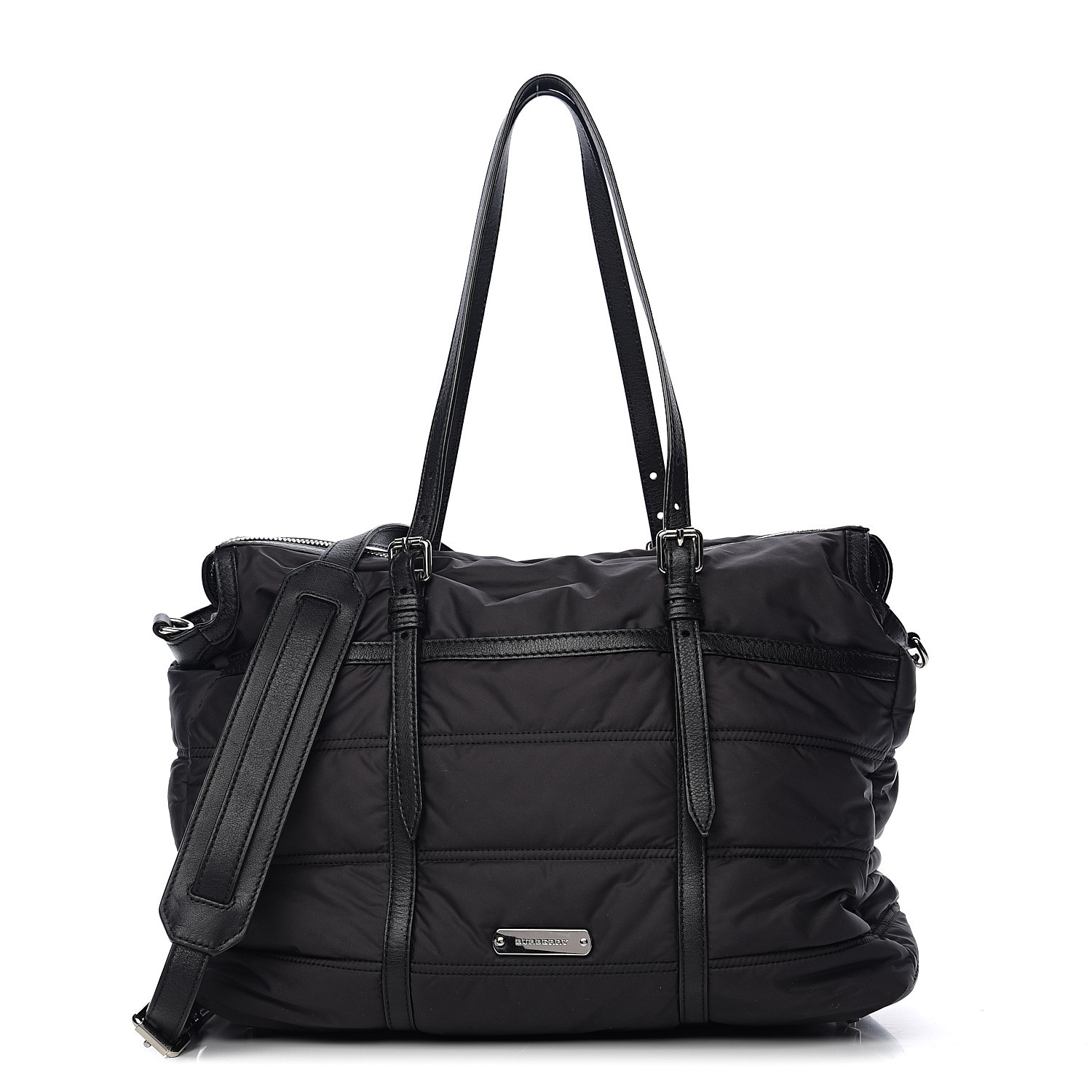 burberry diaper bag black