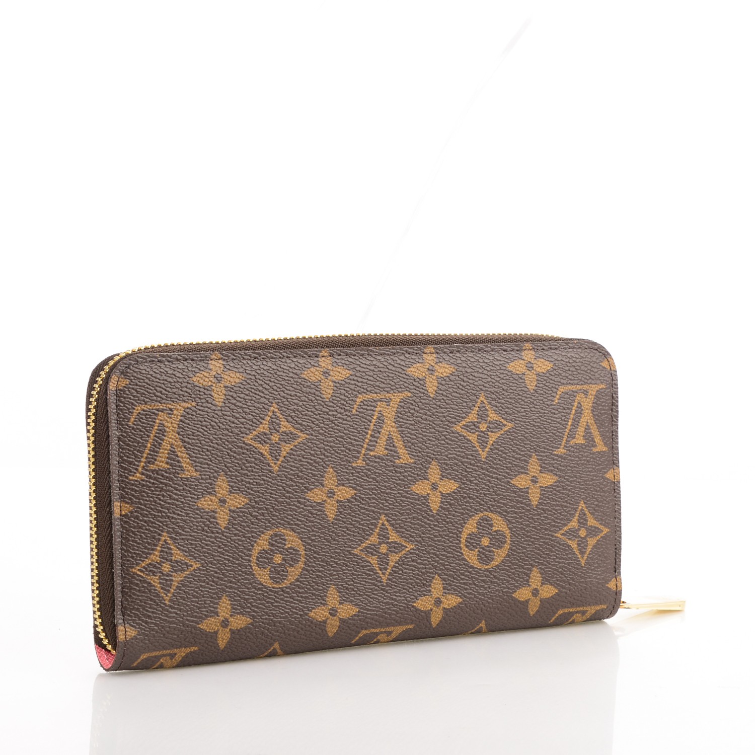 LOUIS VUITTON Monogram Illustre Zippy Wallet Rose 167718