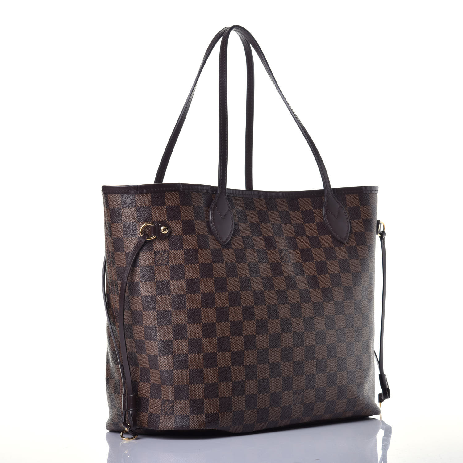 Louis Vuitton Damier Ebene Neo Neverfull Mm Rose Ballerine 762036 