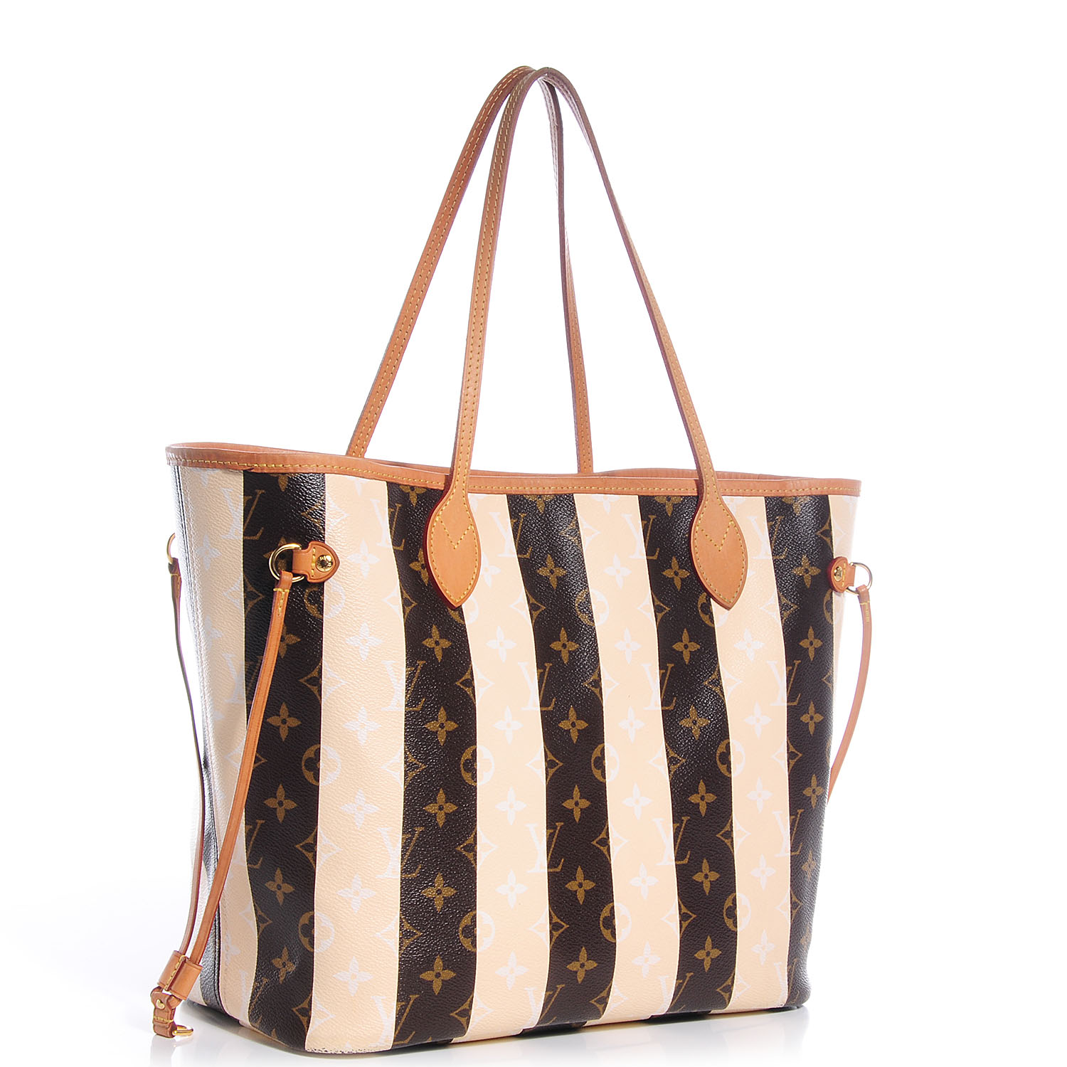 louis vuitton monogram rayures neverfull mm