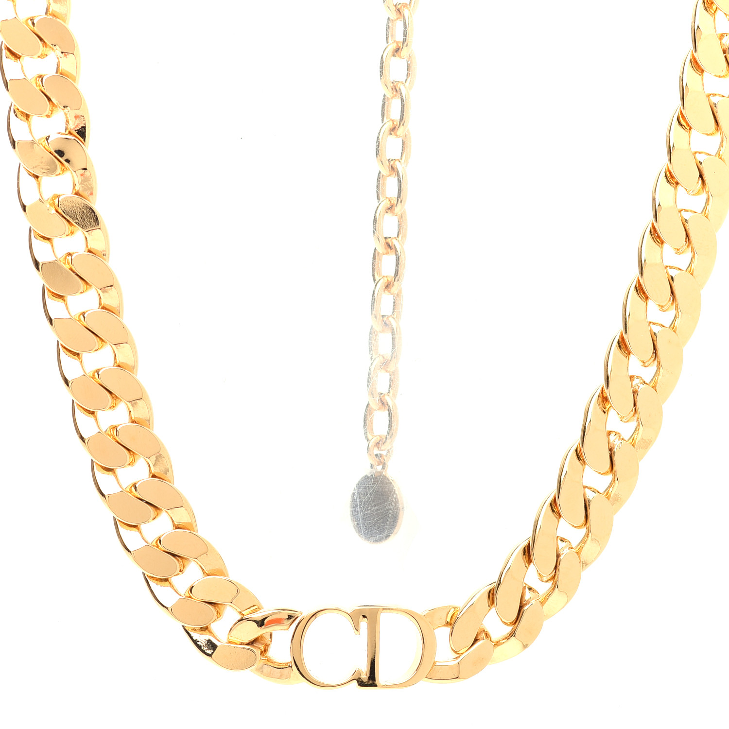 cd dior necklace gold