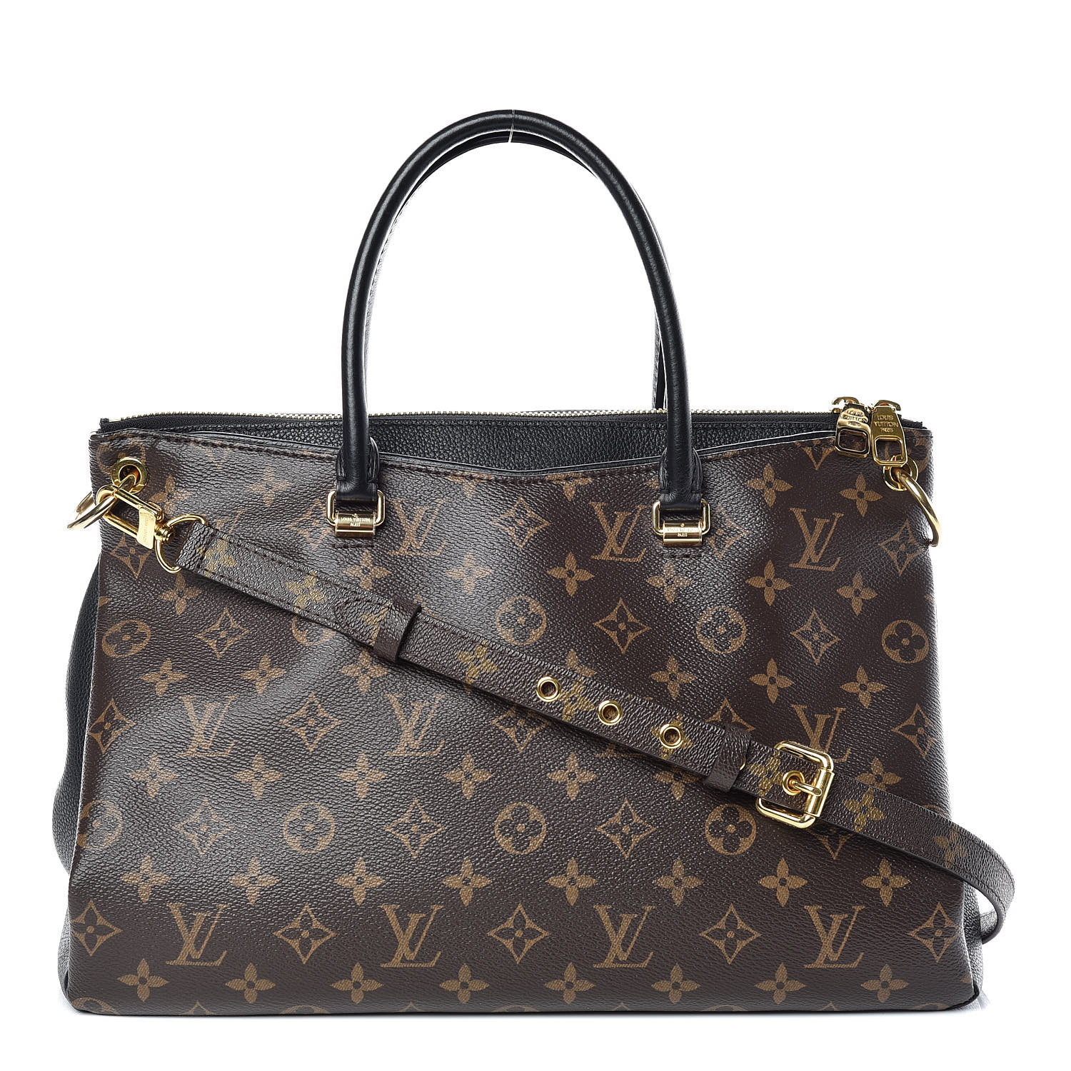 LOUIS VUITTON Monogram Pallas Full Black 399912