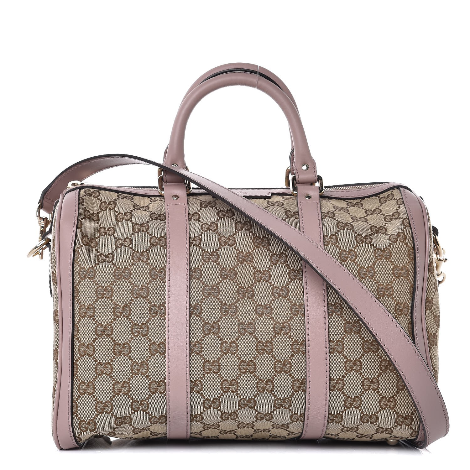 Gucci Monogram Medium Joy Boston Light Pink 351636 