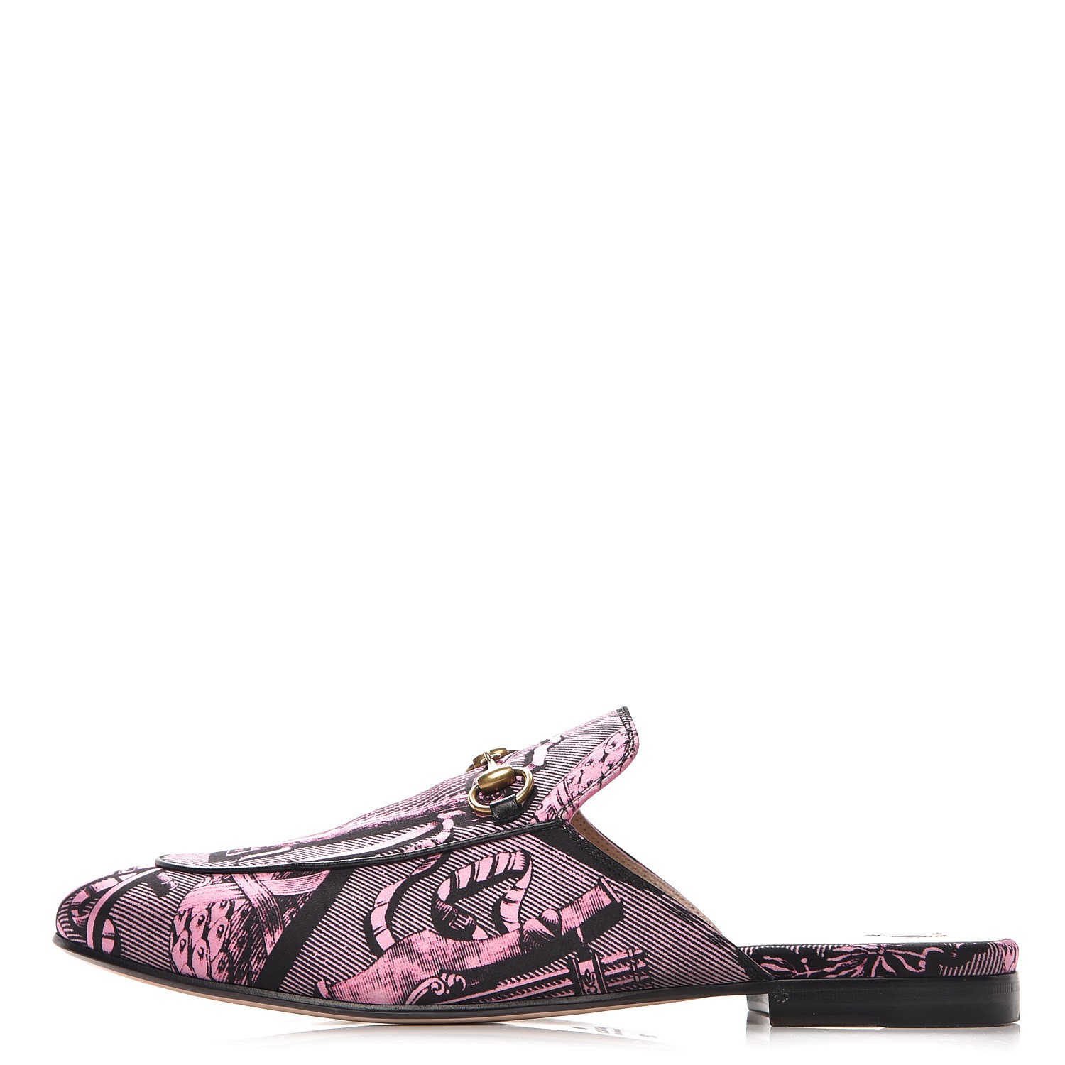 gucci silk slipper