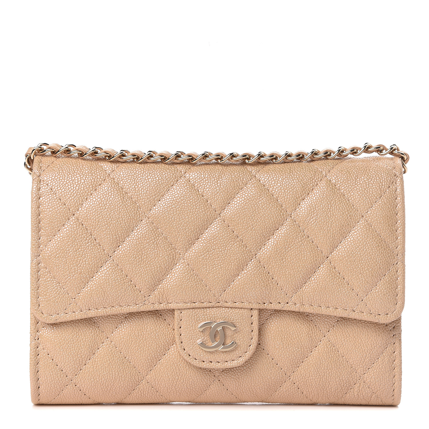 chanel classic flap clutch with chain