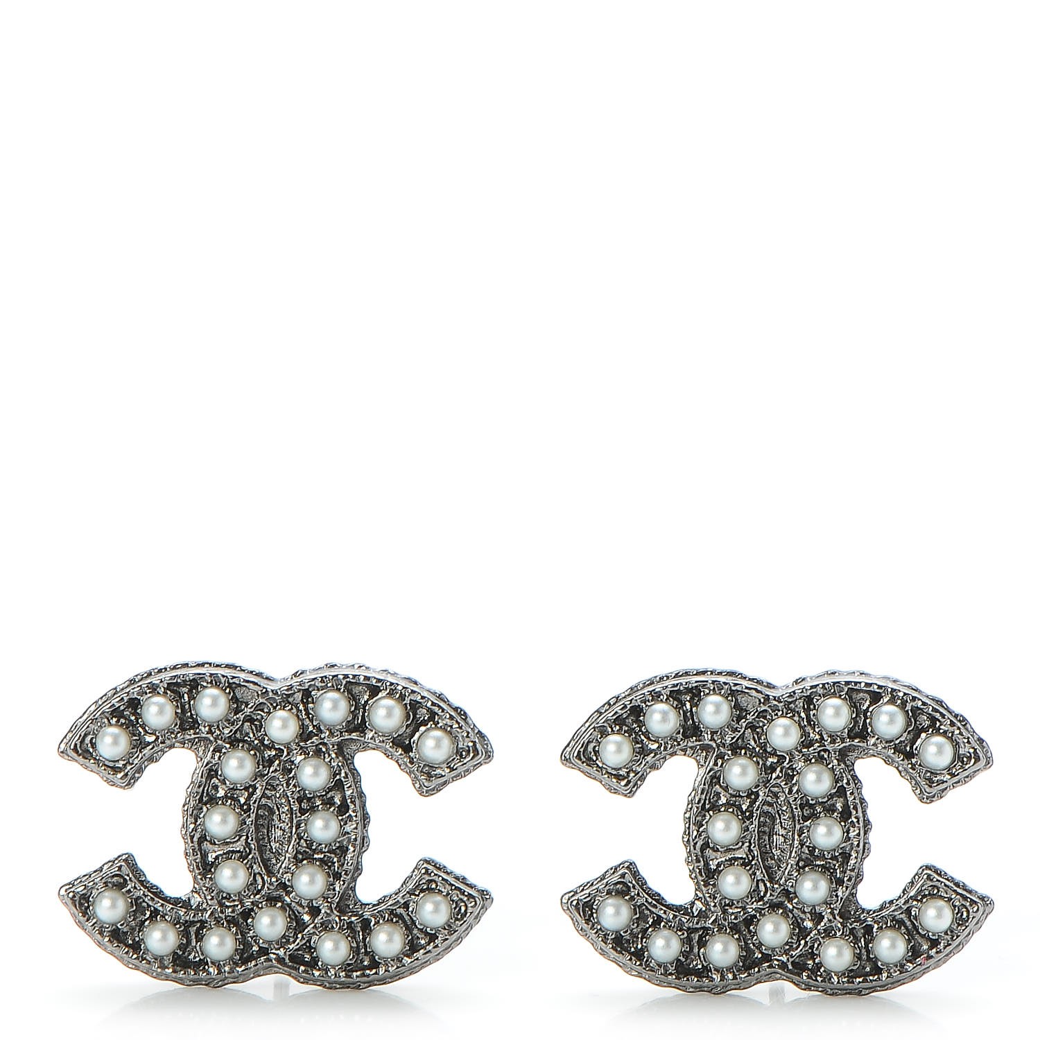 dark silver earrings