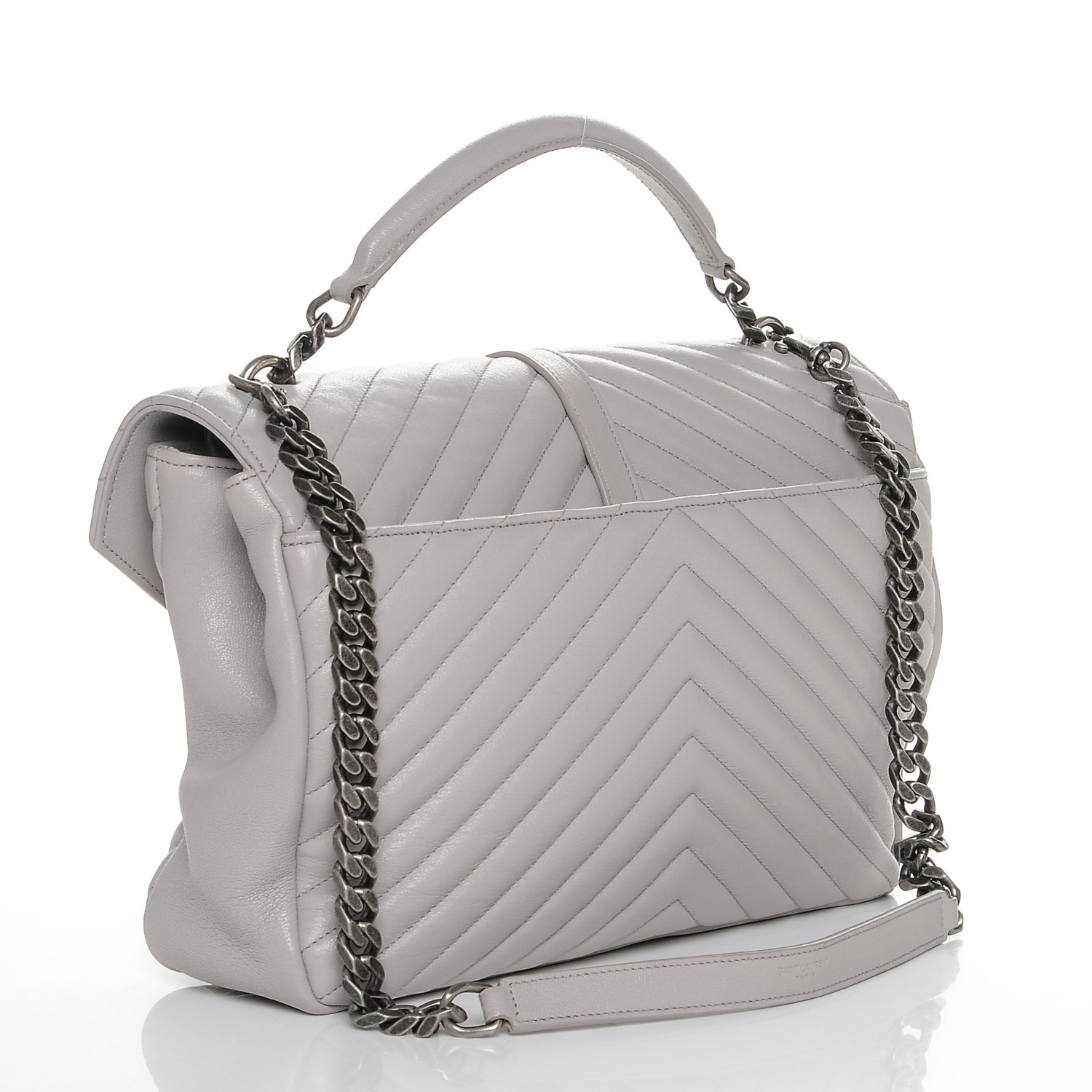 ysl college bag large grey