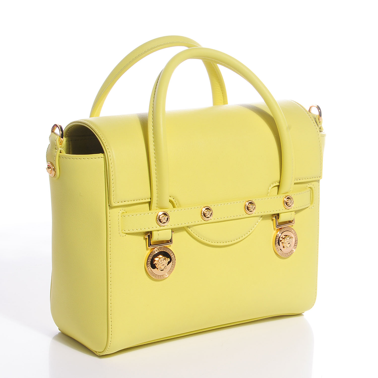 versace yellow handbag