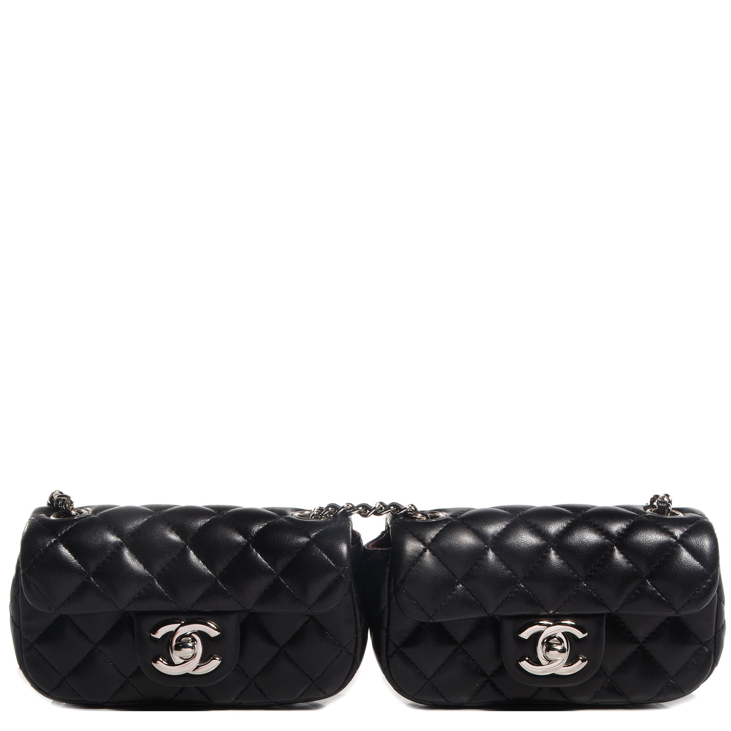 chanel double crossbody bag