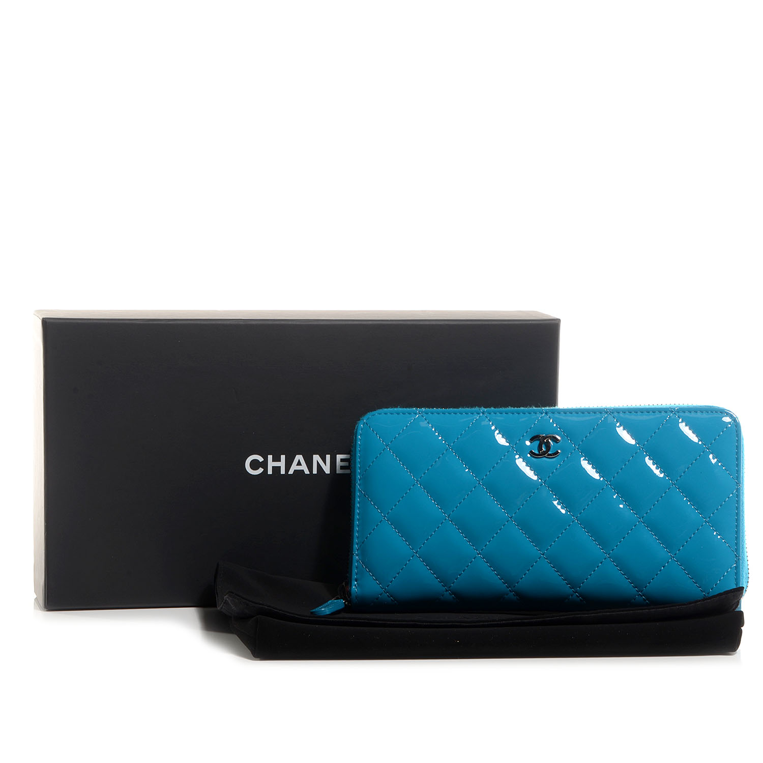 chanel classic long zip wallet