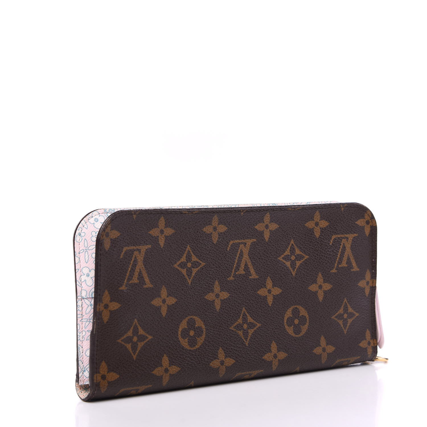 Louis Vuitton Monogram Canvas fleuri Insolite PM Compact Wallet