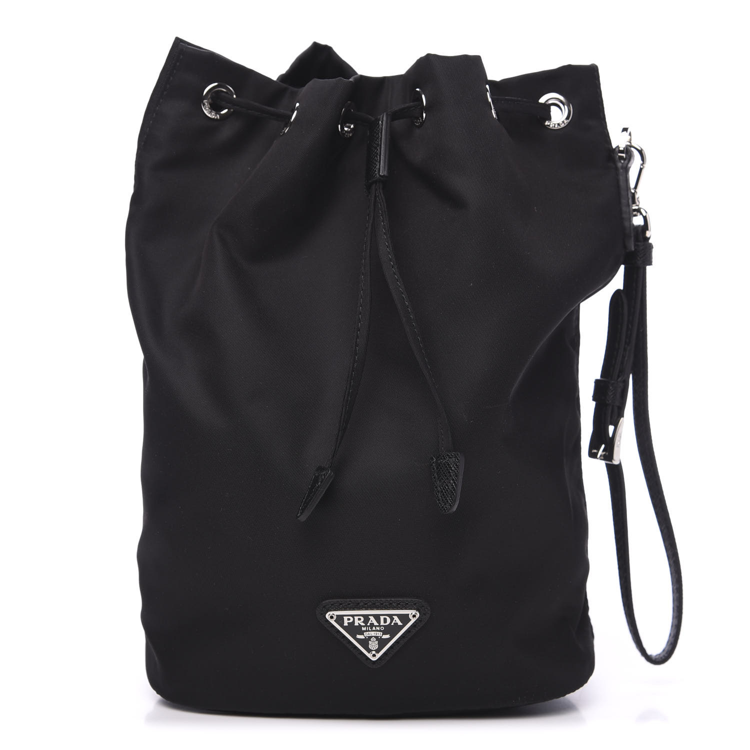 prada vela bucket bag