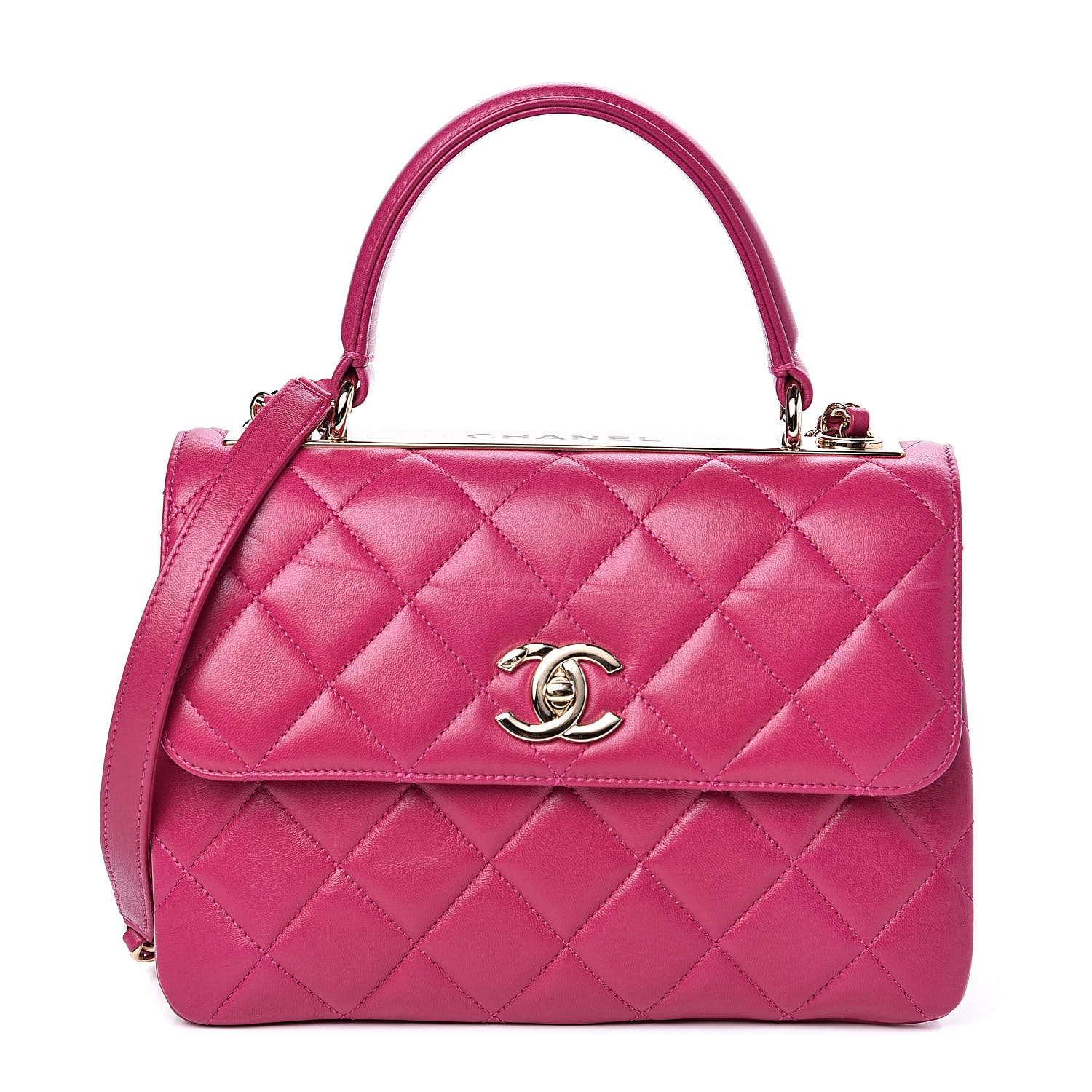 Chanel Classic Pink 2.55 Quilted Handbag
