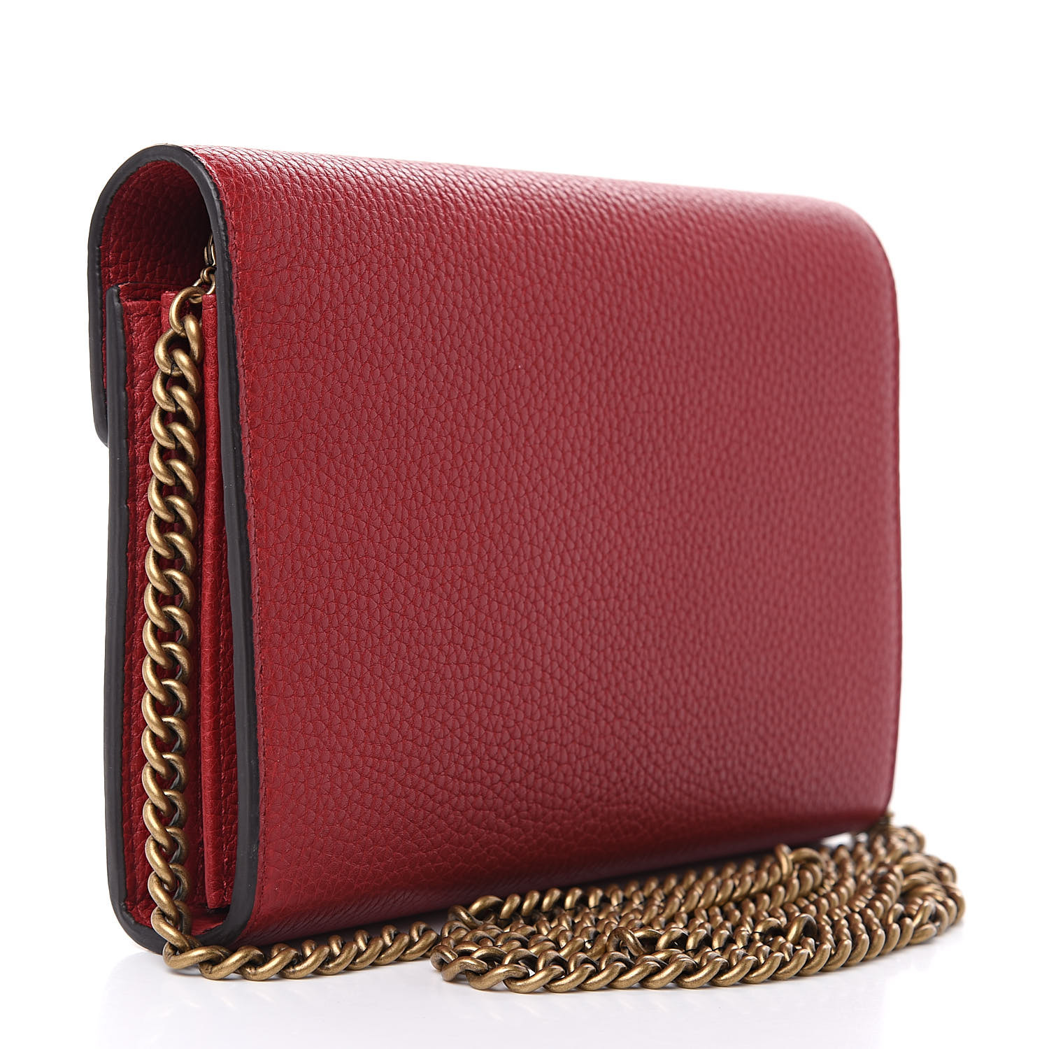 gucci marmont wallet red