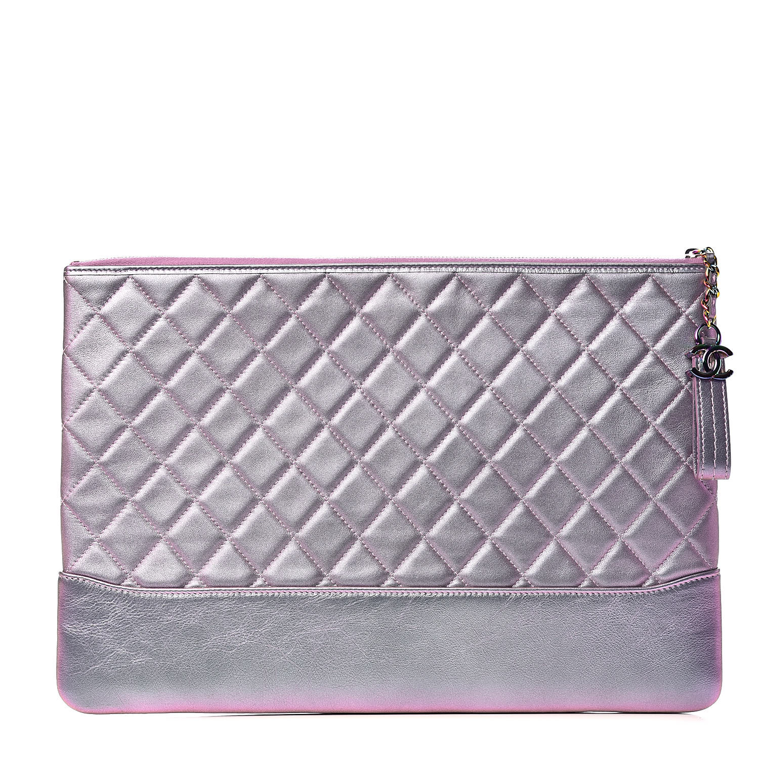 chanel iridescent lambskin quilted bag