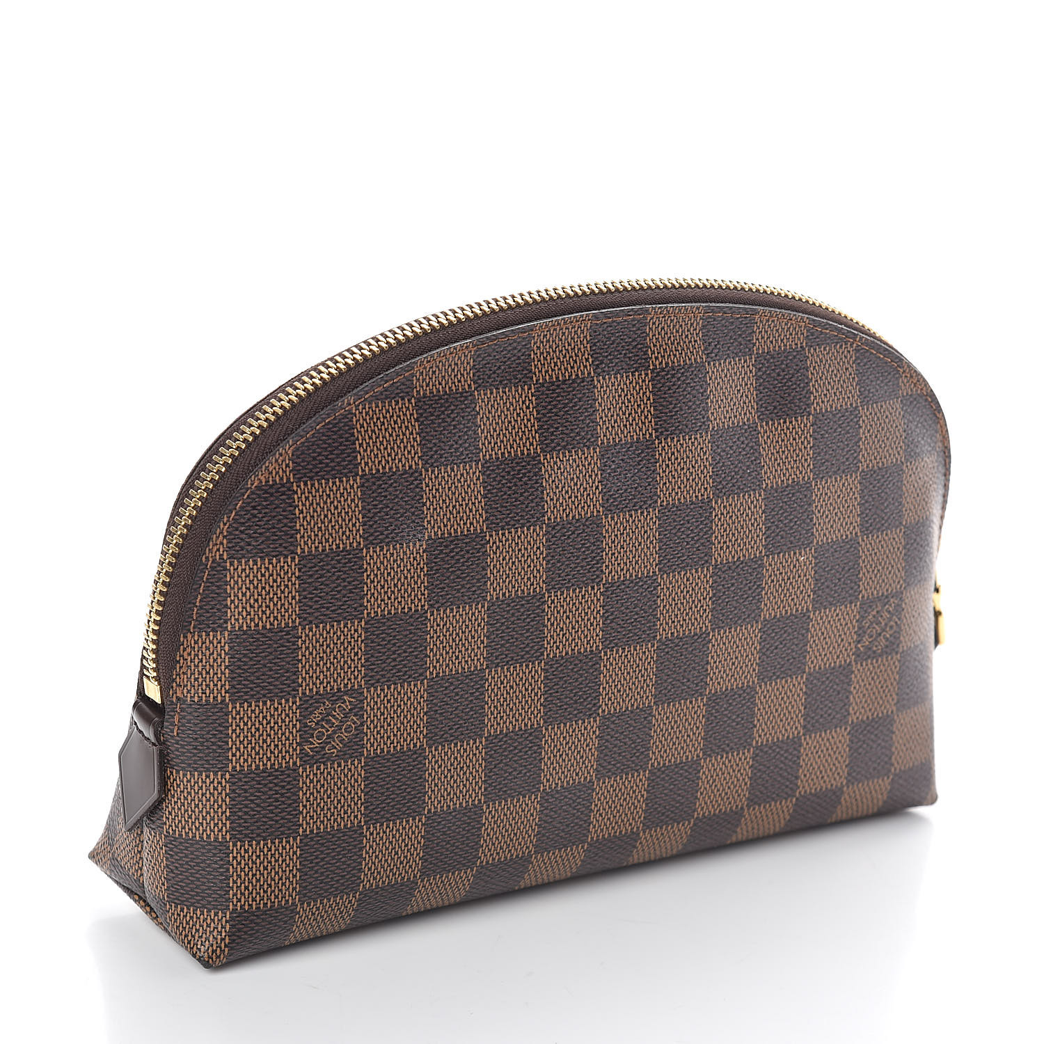 Lv Cosmetic Pouch Gm Damier Ebene