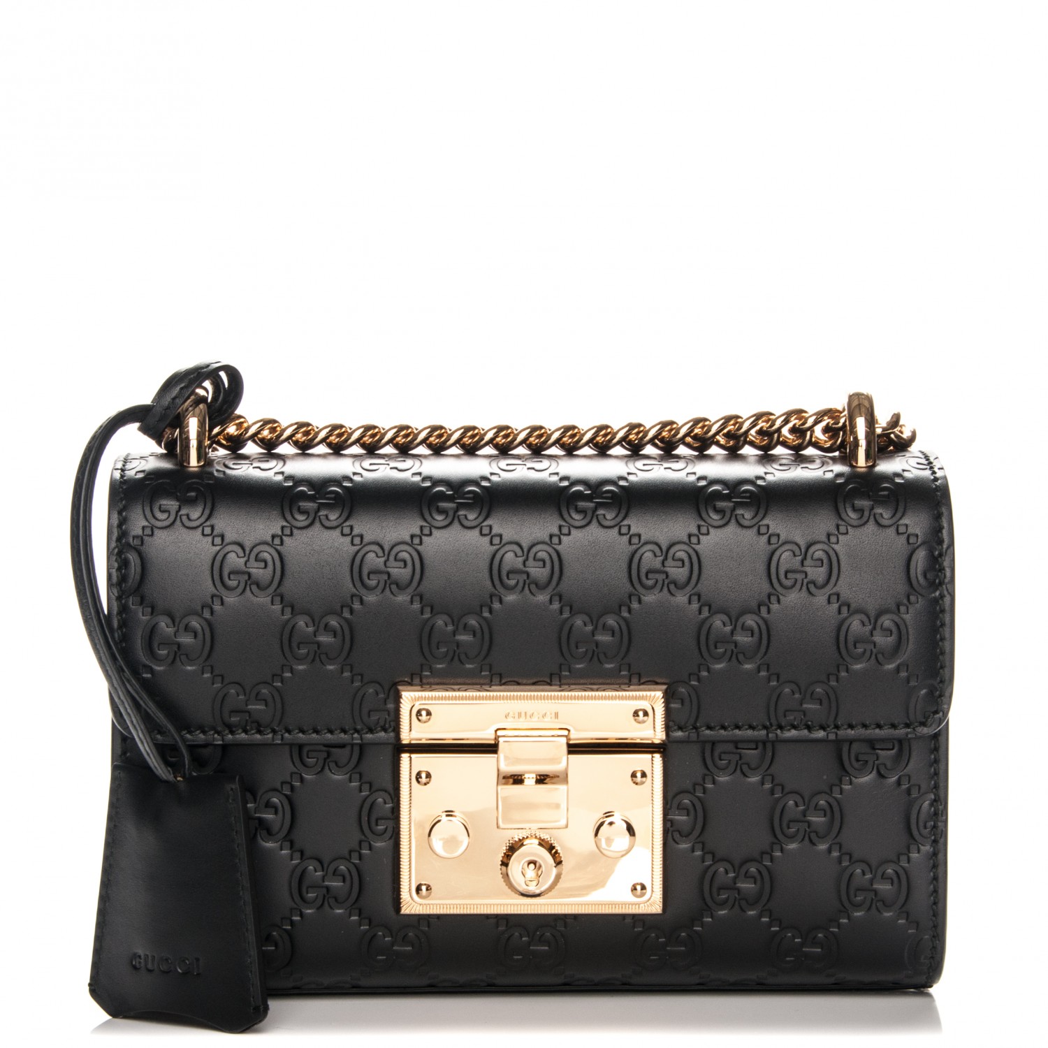 guccissima padlock bag