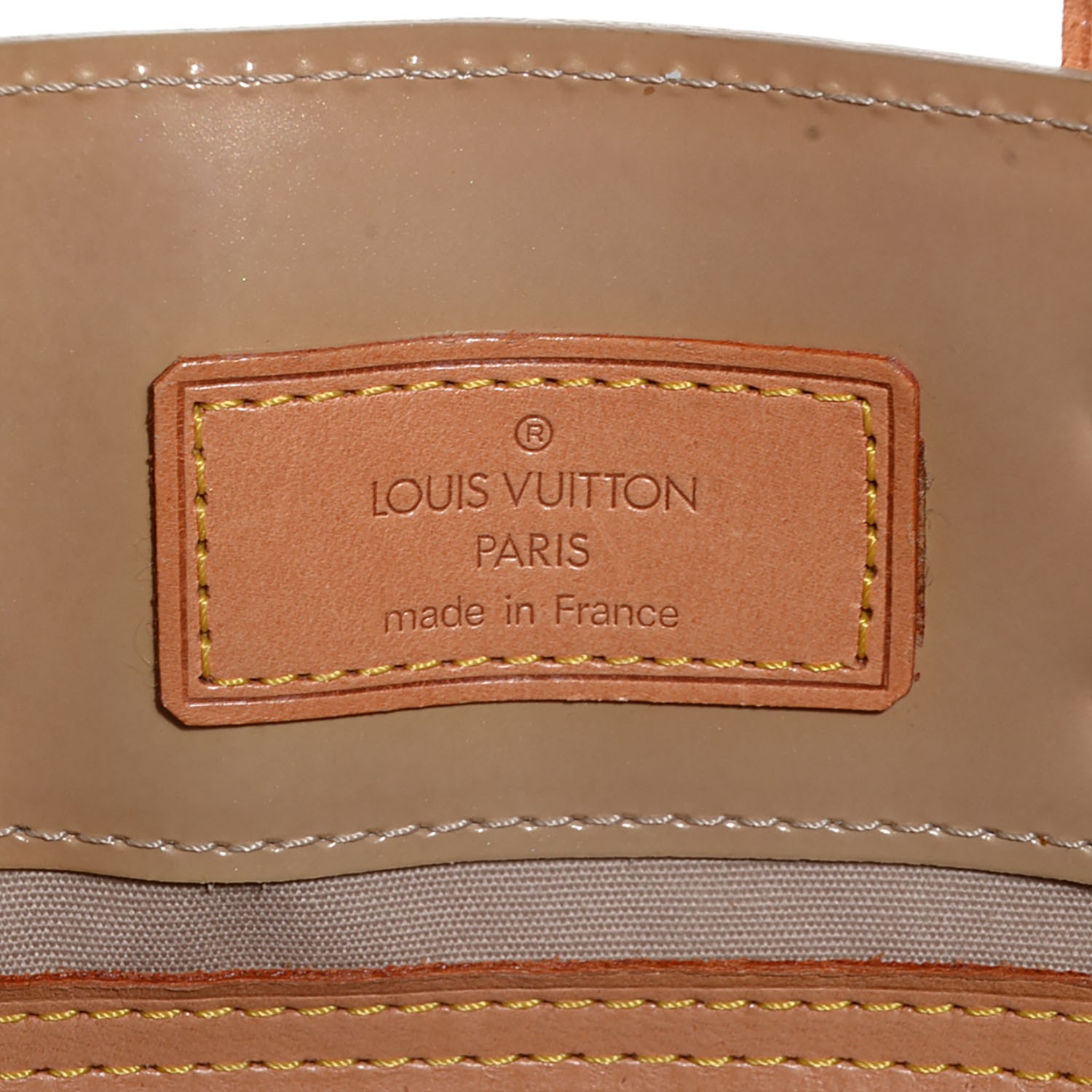 LOUIS VUITTON Vernis Reade PM Beige 98301 | FASHIONPHILE