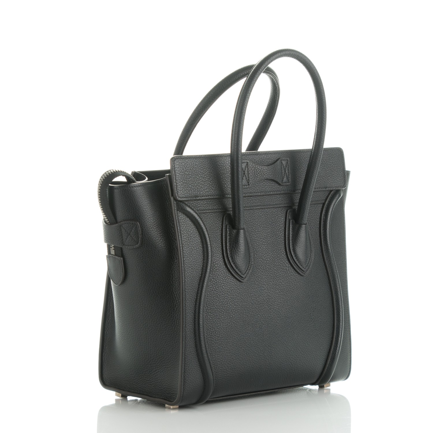 celine micro luggage drummed calfskin